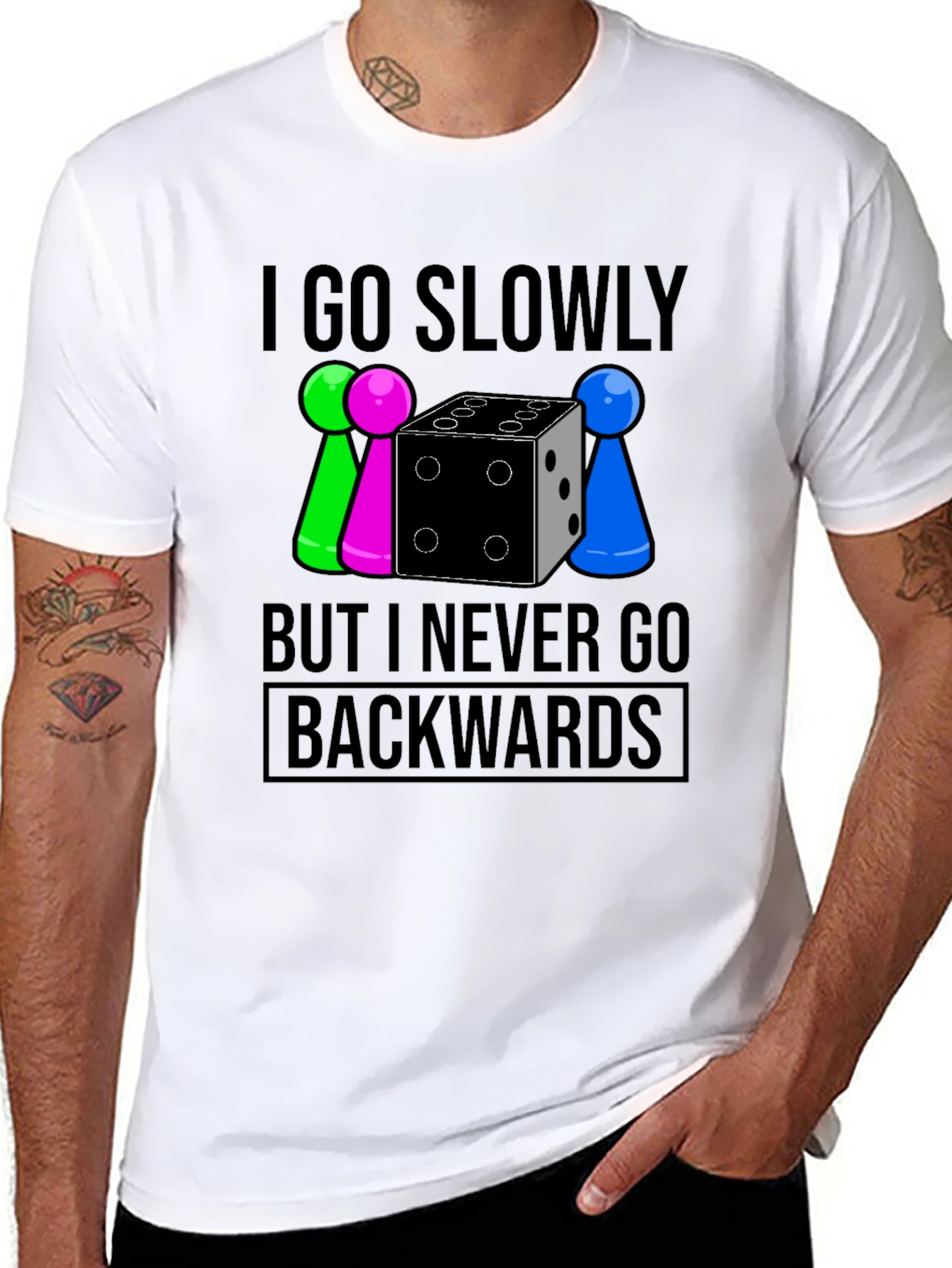 Go Slowly But Never Backwards T-Shirt - 8