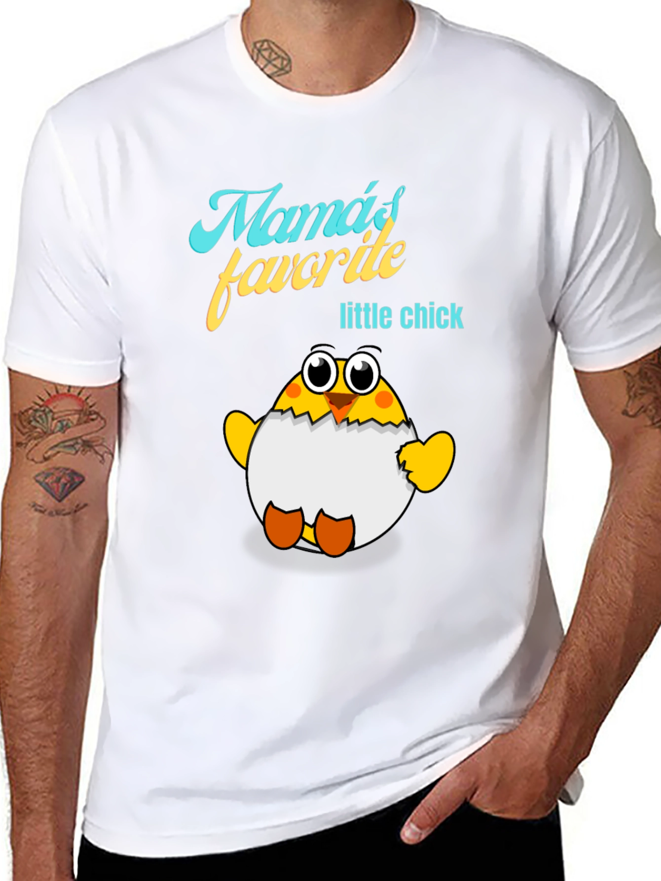 Black Mama's Favorite Little Chick T-Shirt view 8