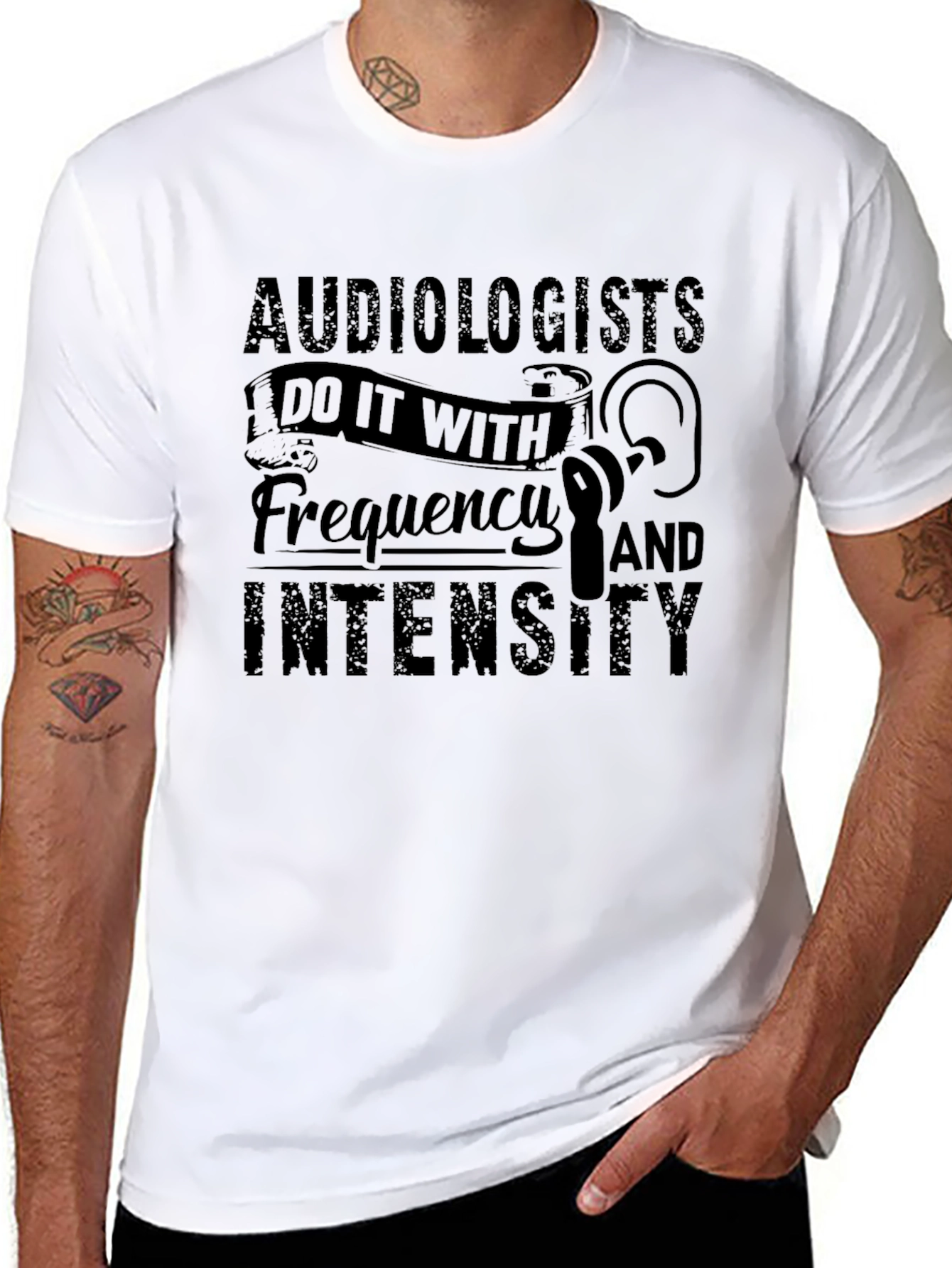 Audiologists Frequency Intensity Graphic T-Shirt - 8