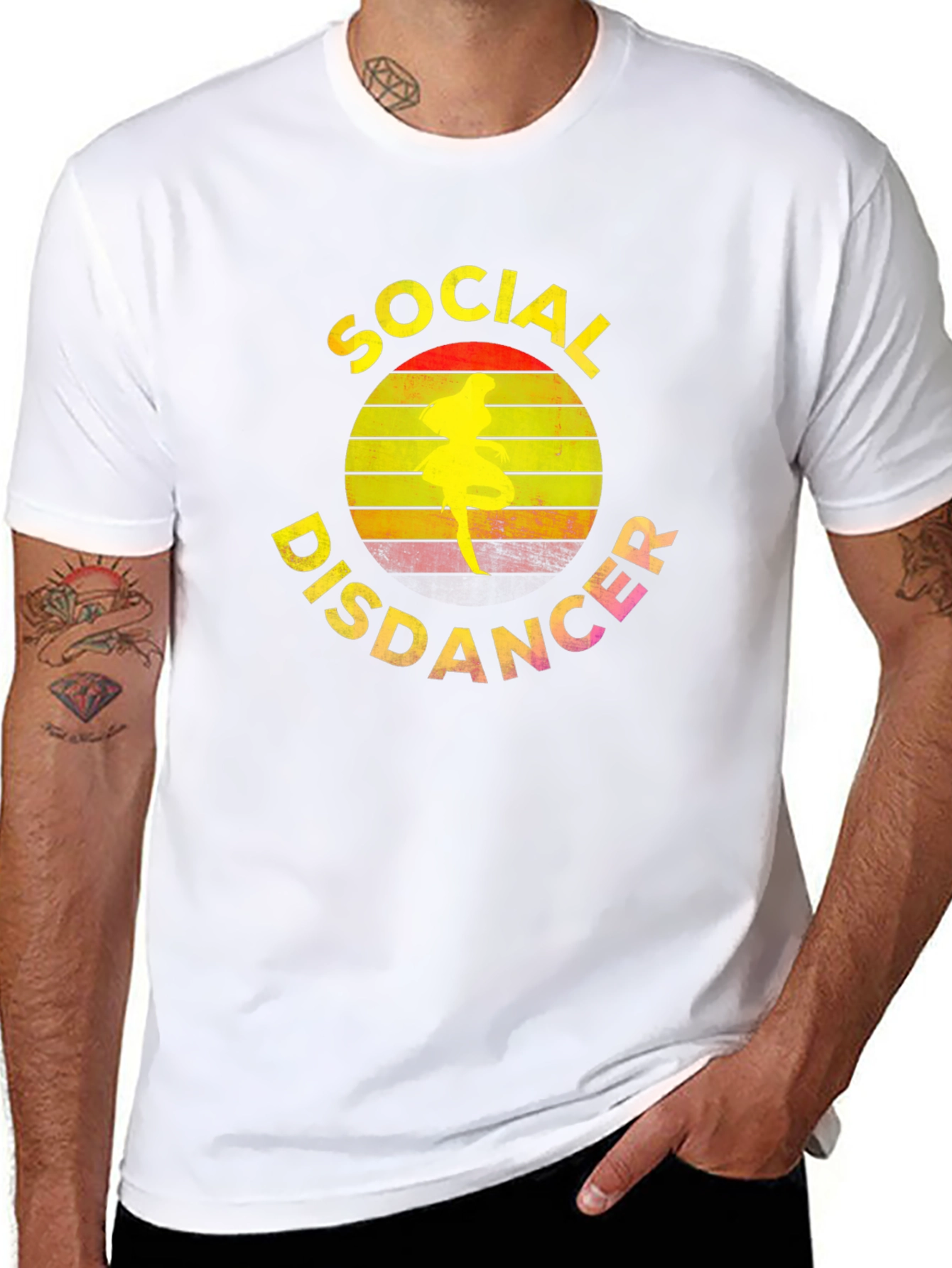 Black Social Disdancer T-Shirt: Dance With Confidence view 8