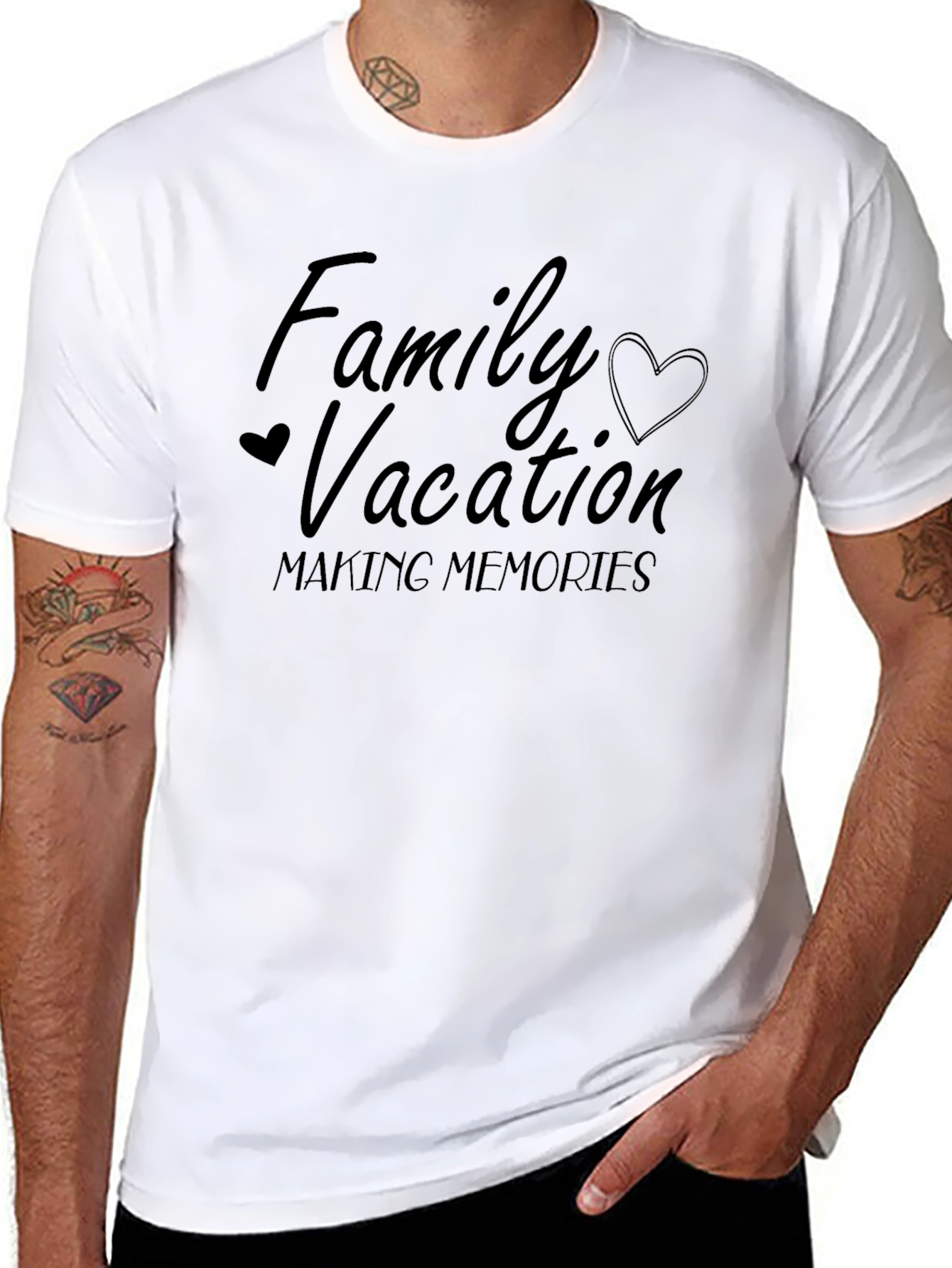 Black Family Vacation T-Shirt - Making Memories view 8