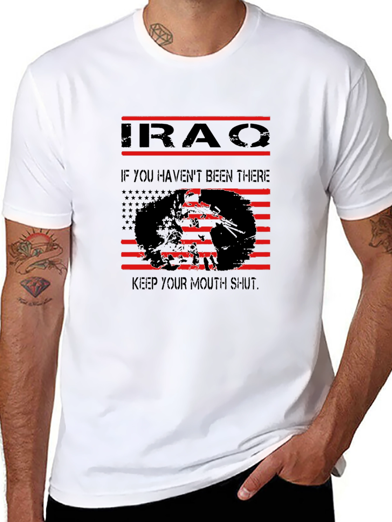 Iraq Veteran T-Shirt: If You Haven't Been There - 8