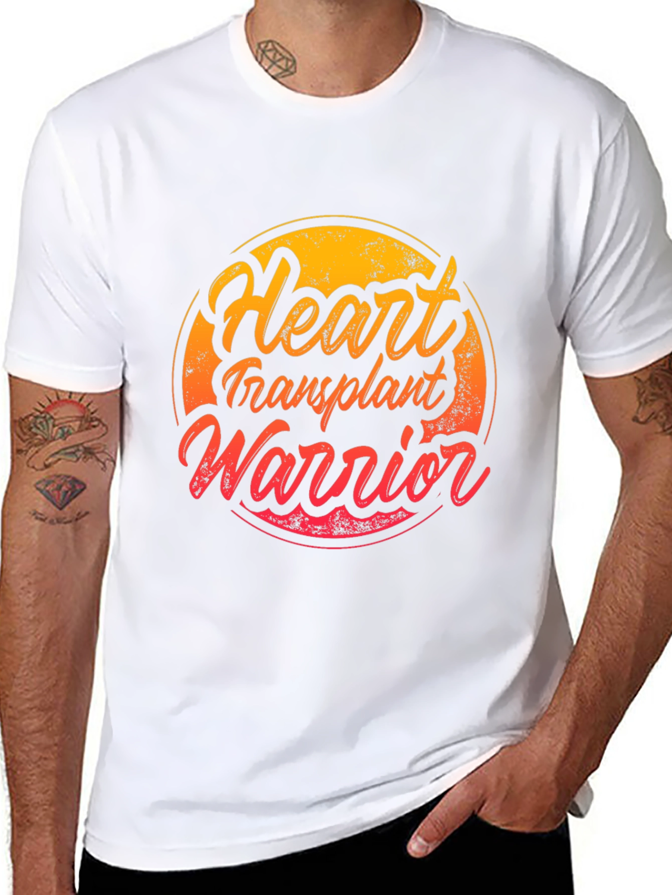 Black Heart Transplant Warrior Graphic Tee view 8