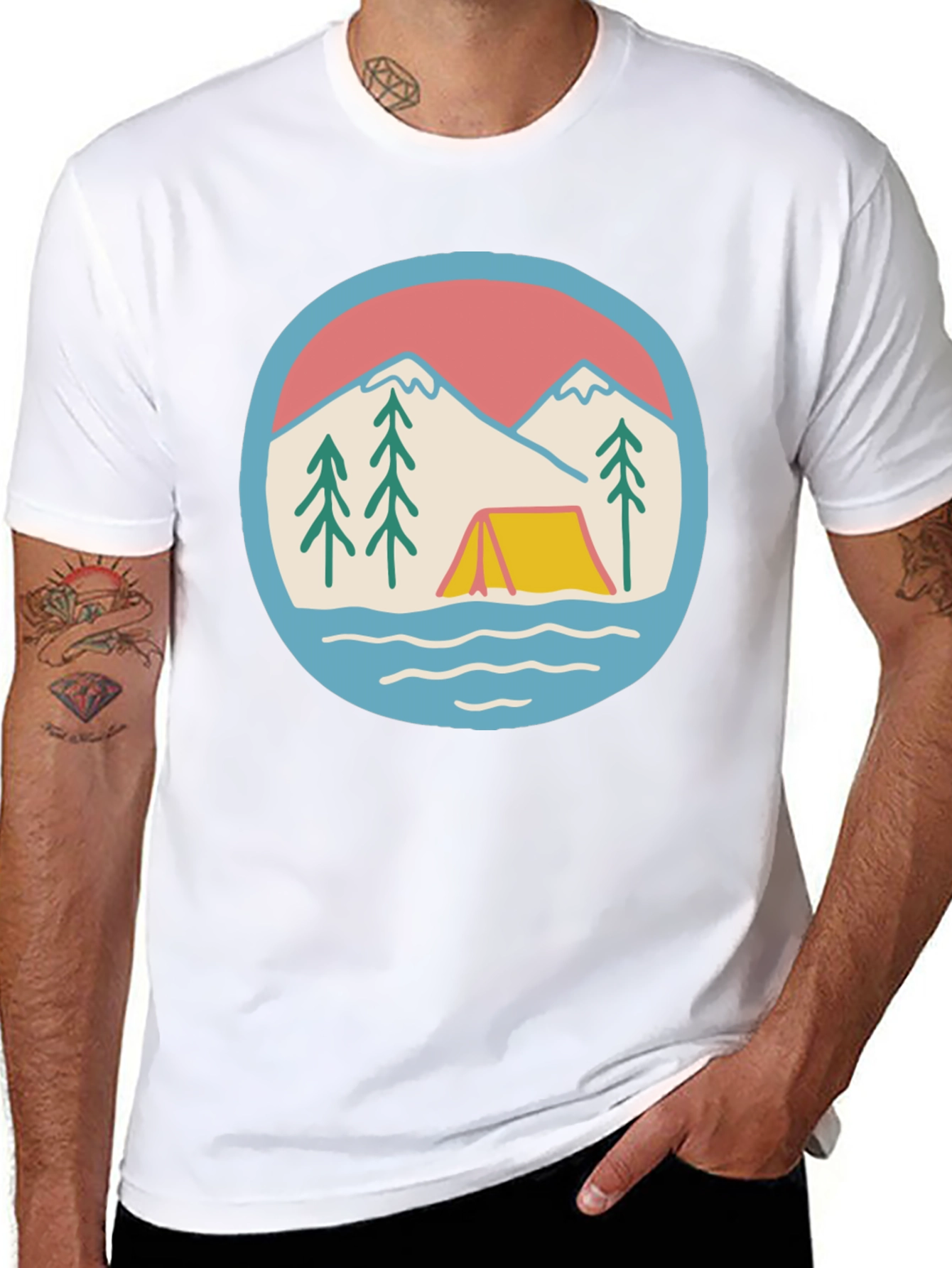 Camping Graphic Tee - Nature Adventure T-Shirt - 8