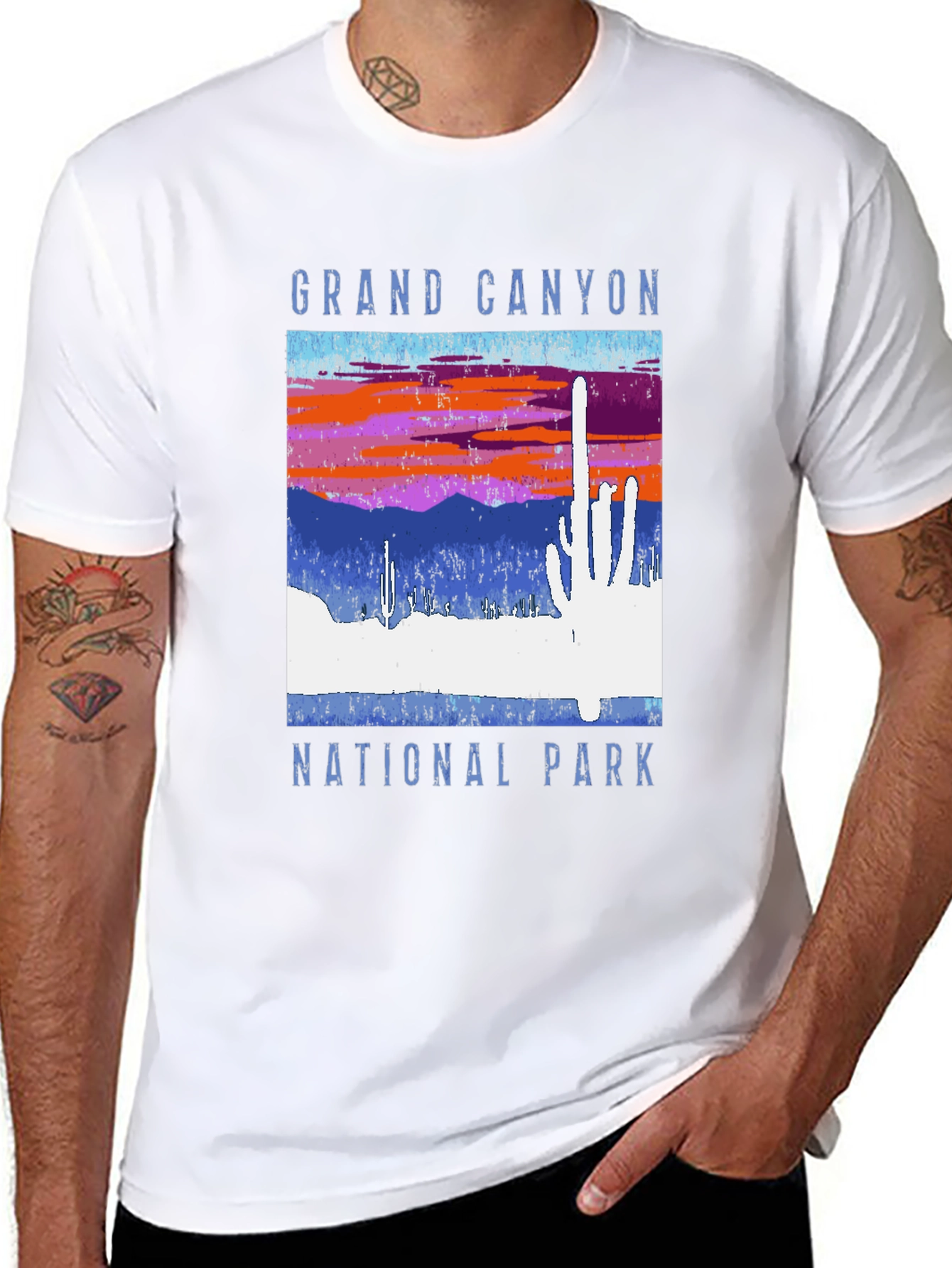Black Grand Canyon National Park Graphic Tee view 8