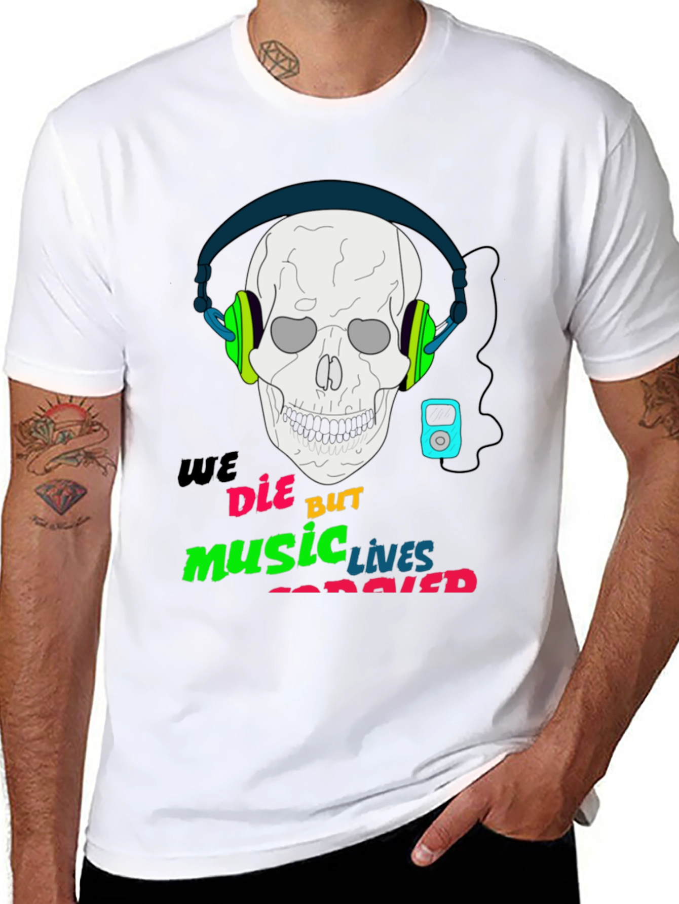 Black Music Never Dies T-Shirt view 8