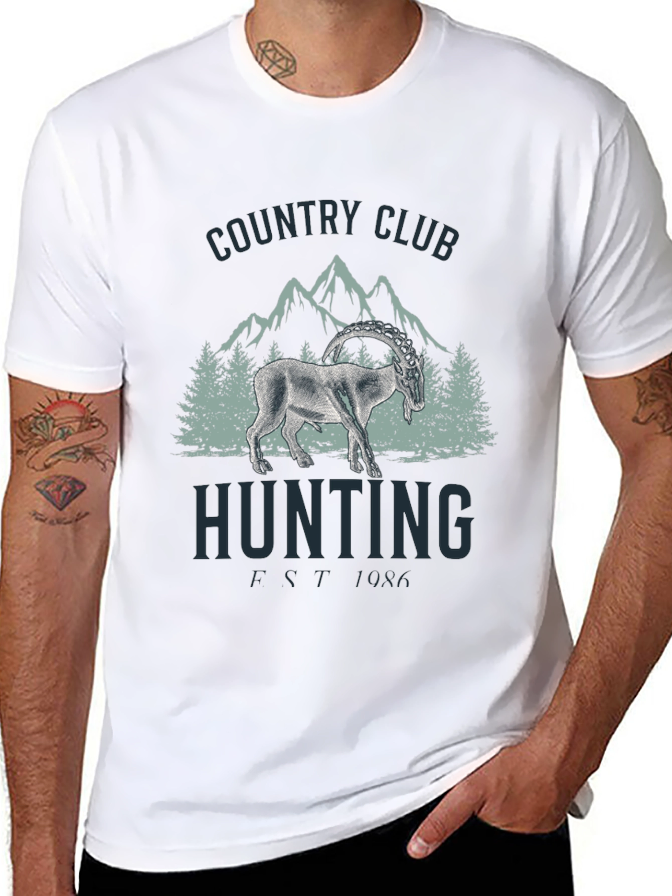 Country Club Hunting Tee - Est. 1986 - 8