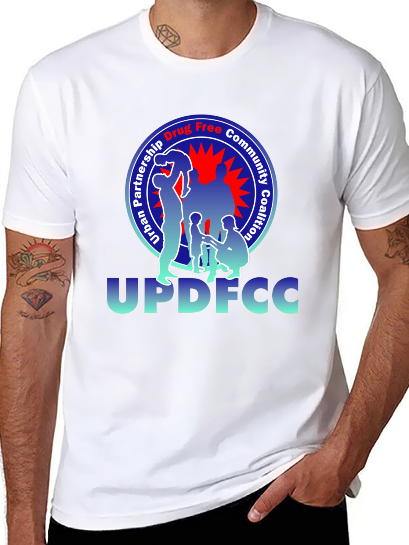 Black Urban Partnership Drug Free Community Coalition T-Shirt view 8