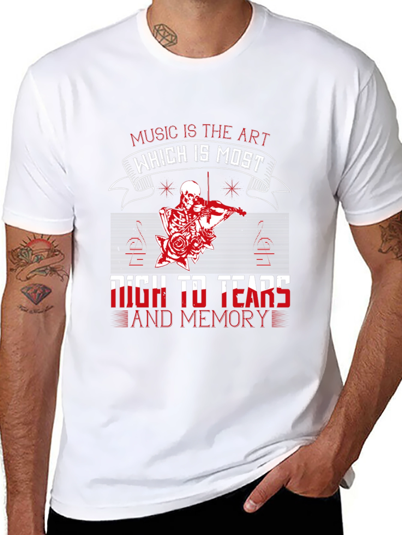 Black Music is the Art T-Shirt view 8