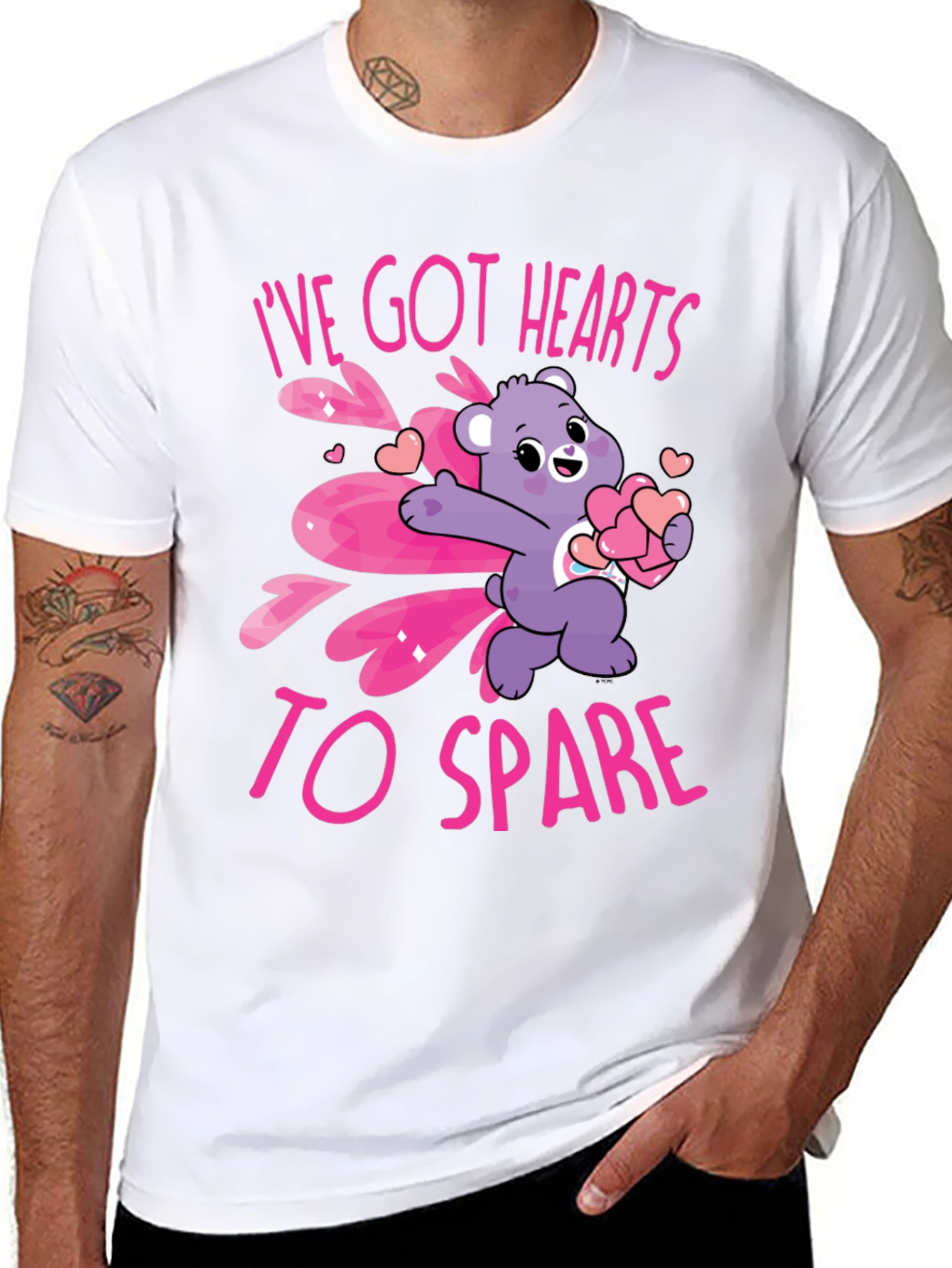 Care Bears "Hearts to Spare" Graphic T-Shirt - 8
