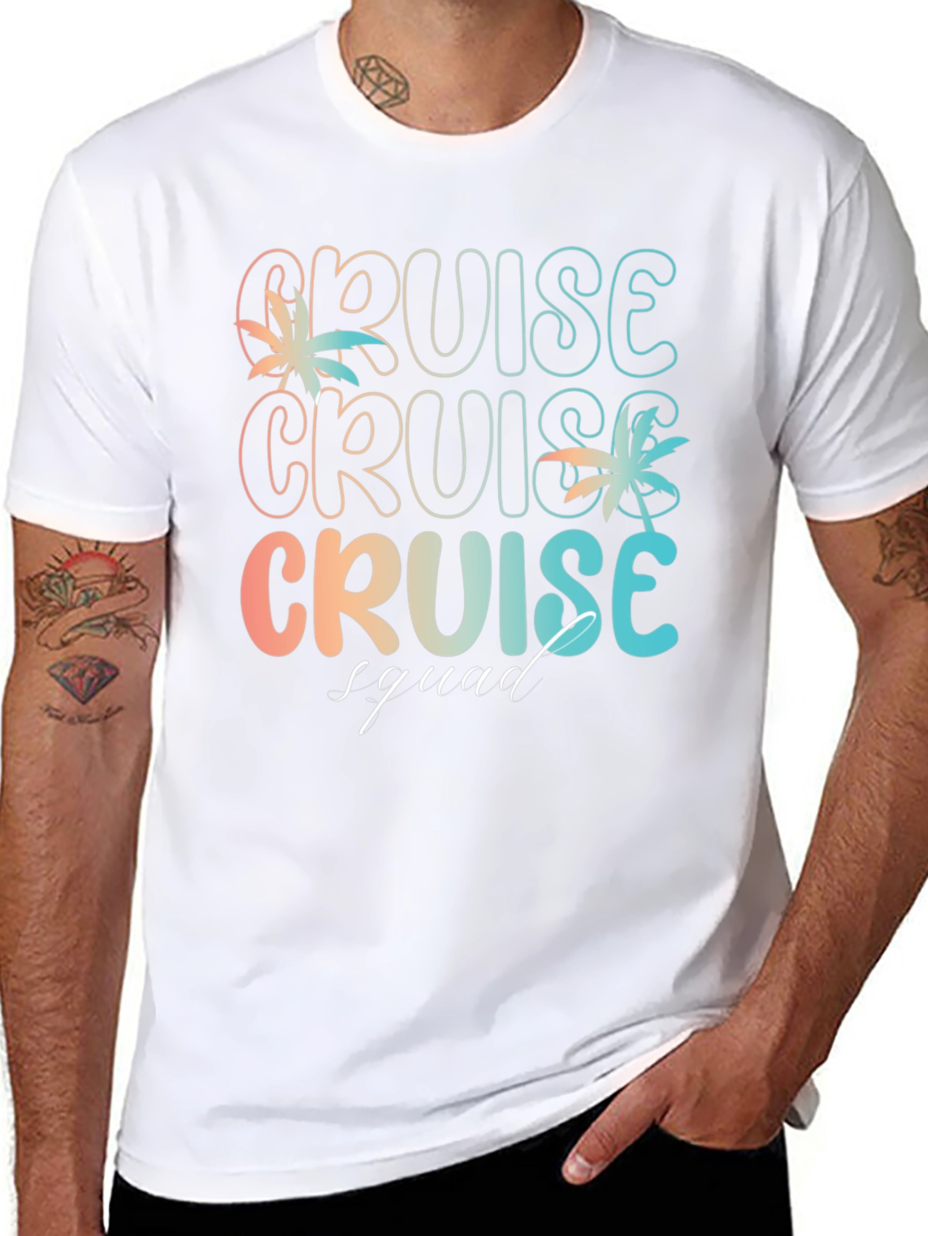 Black Cruise Squad Graphic T-Shirt - Vacation Ready view 8