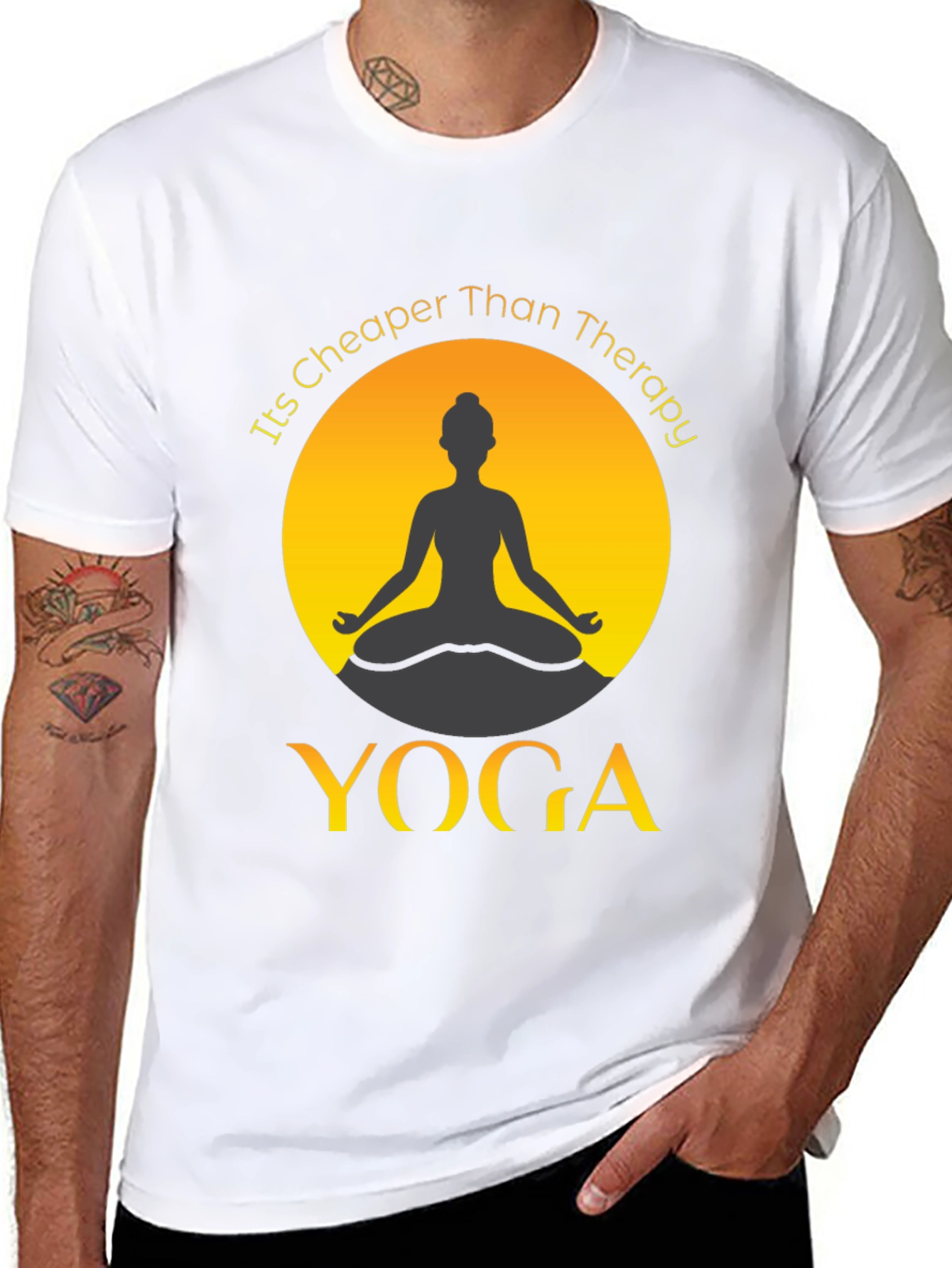 Yoga Cheaper Than Therapy T-Shirt - Relax & Save - 8