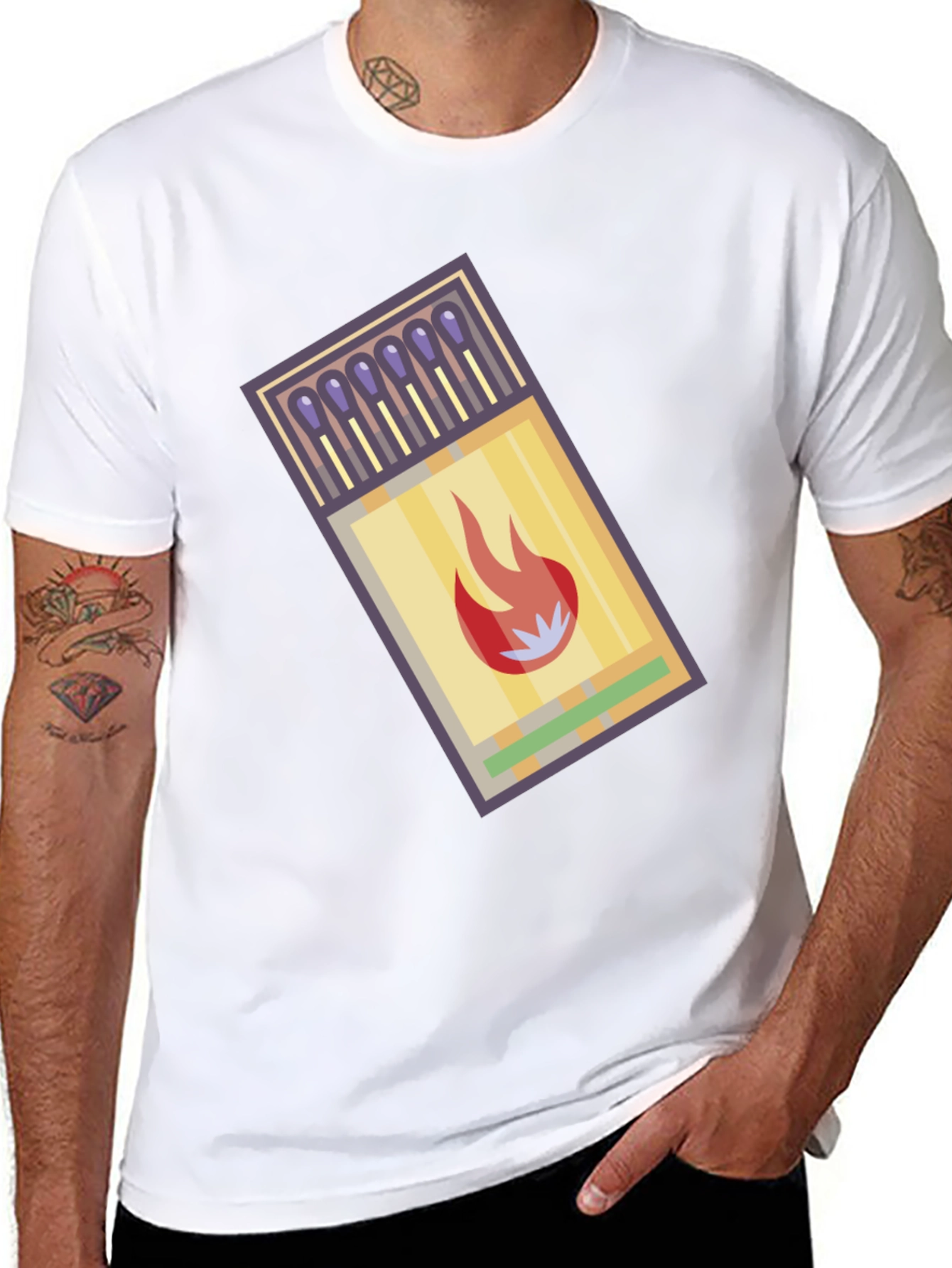 Black Matchbox Graphic T-Shirt - Ignite Your Style view 8