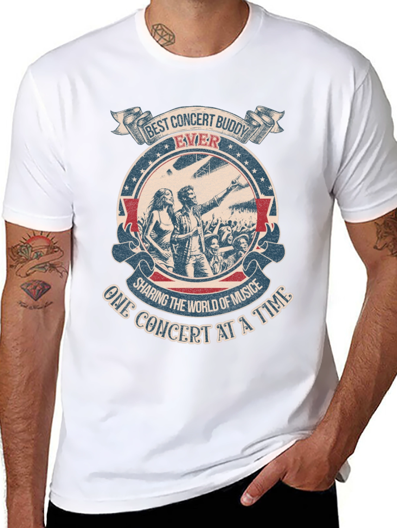 Concert Buddy T-Shirt - Music Lover Gift - 8