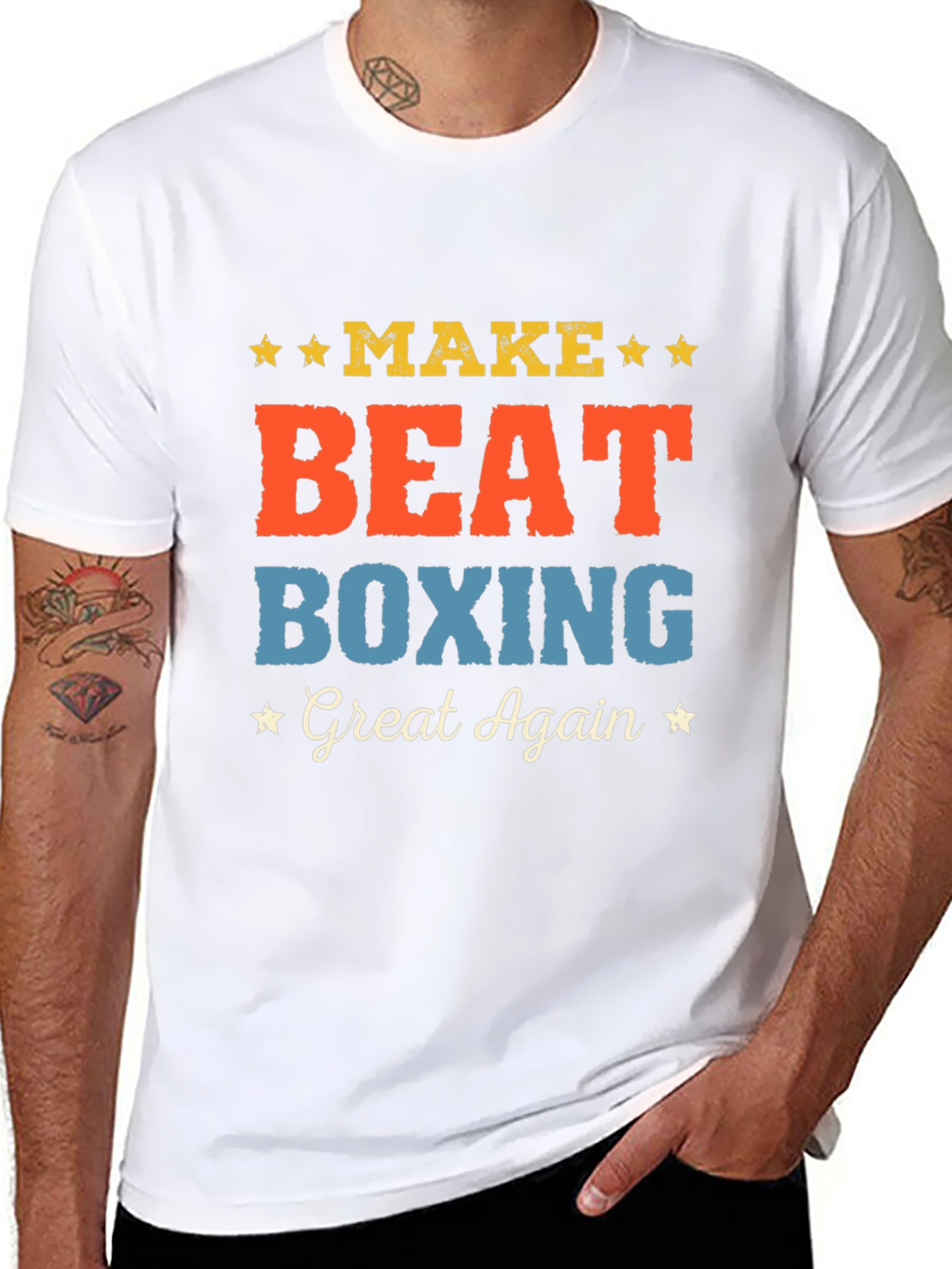 Black Make Boxing Great Again T-Shirt view 8