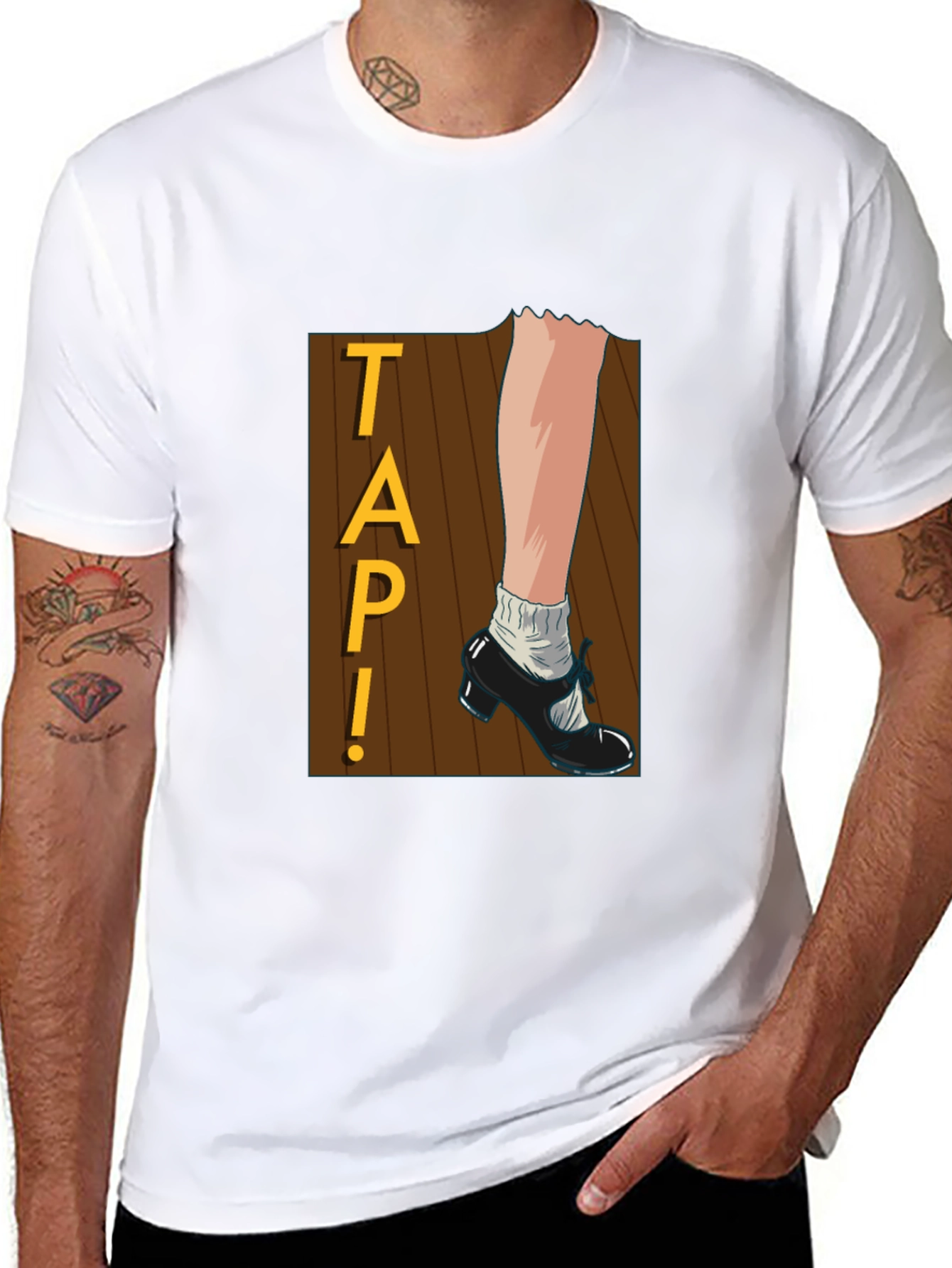 Black Tap Dance Graphic Tee - Rhythm & Style! view 8