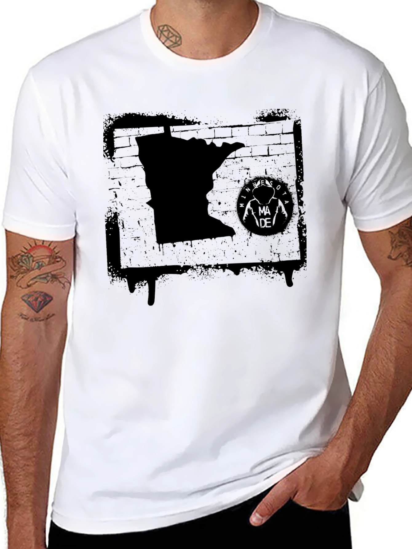 Black Minnesota Pride Graphic Tee view 8