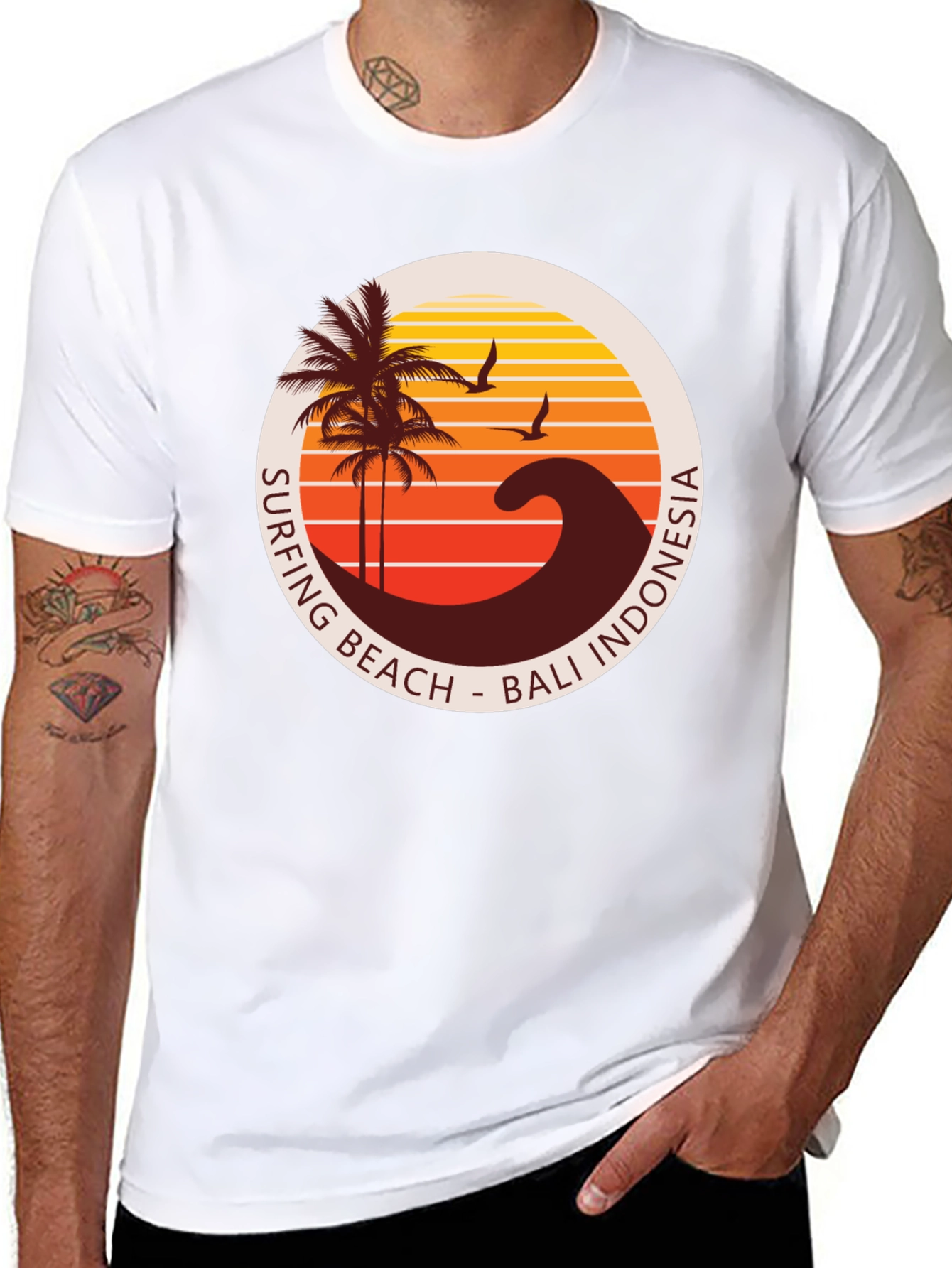 Bali Surfing Beach T-Shirt - 8