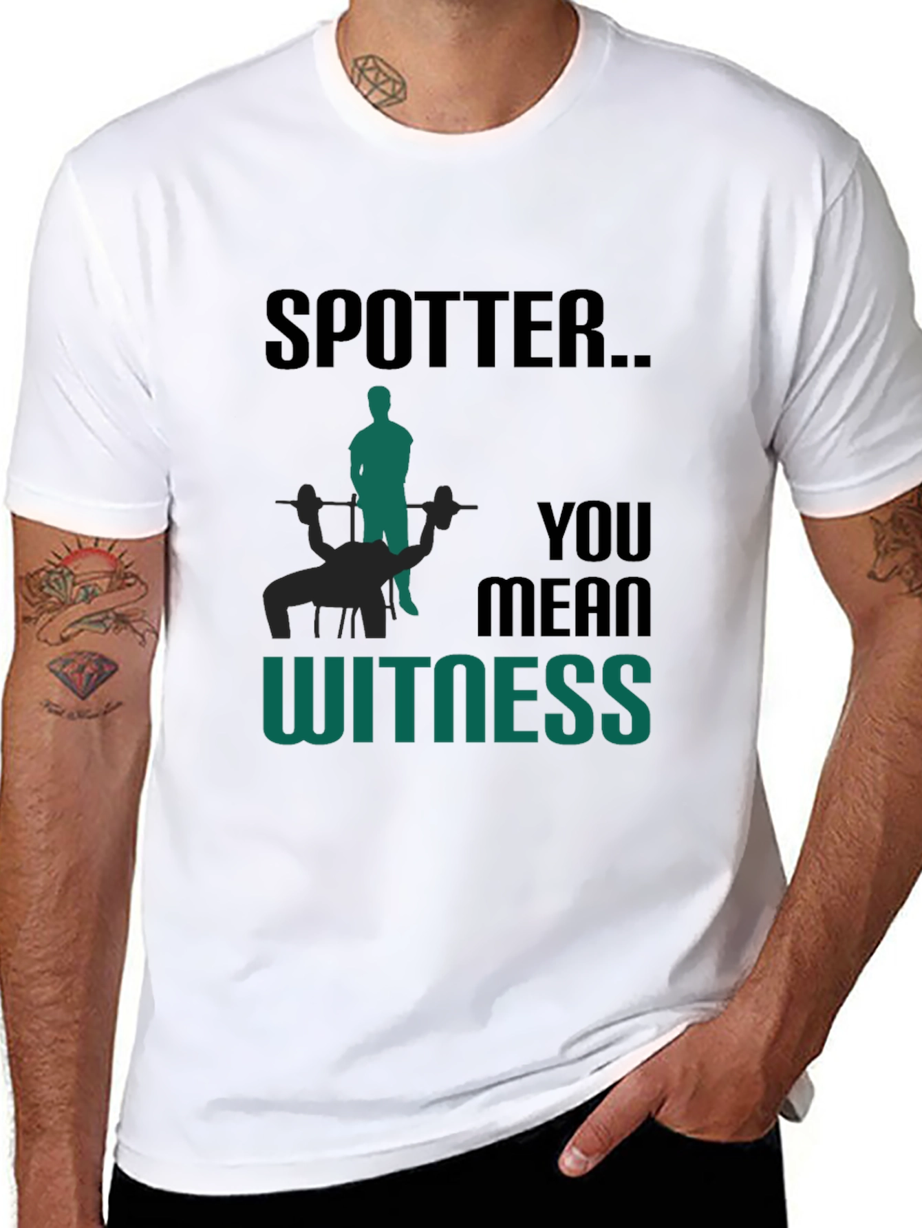 Black Spotter Witness Graphic T-Shirt view 8