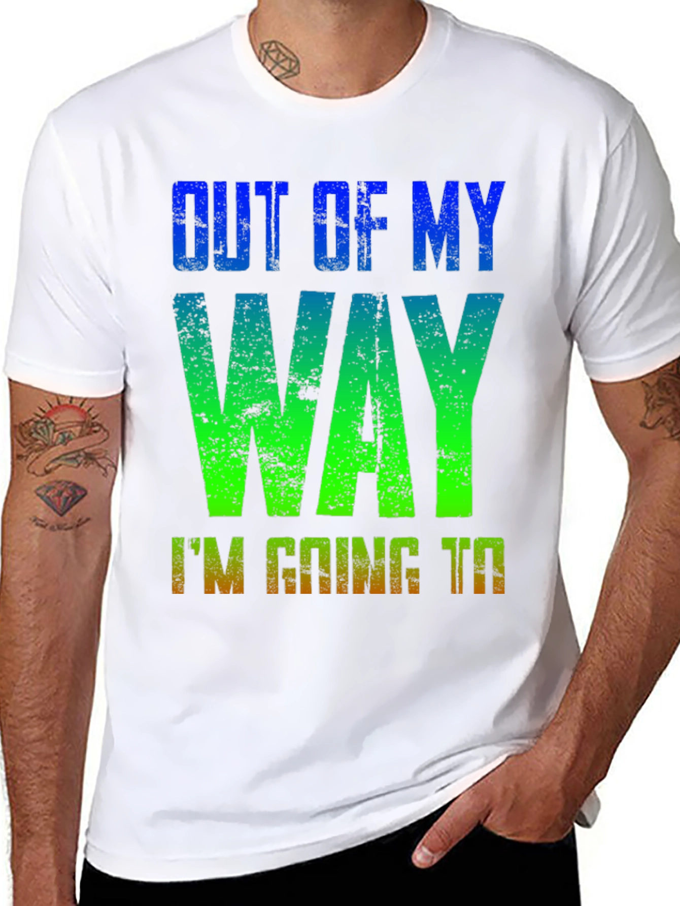 Black Out of My Way Graphic T-Shirt view 8