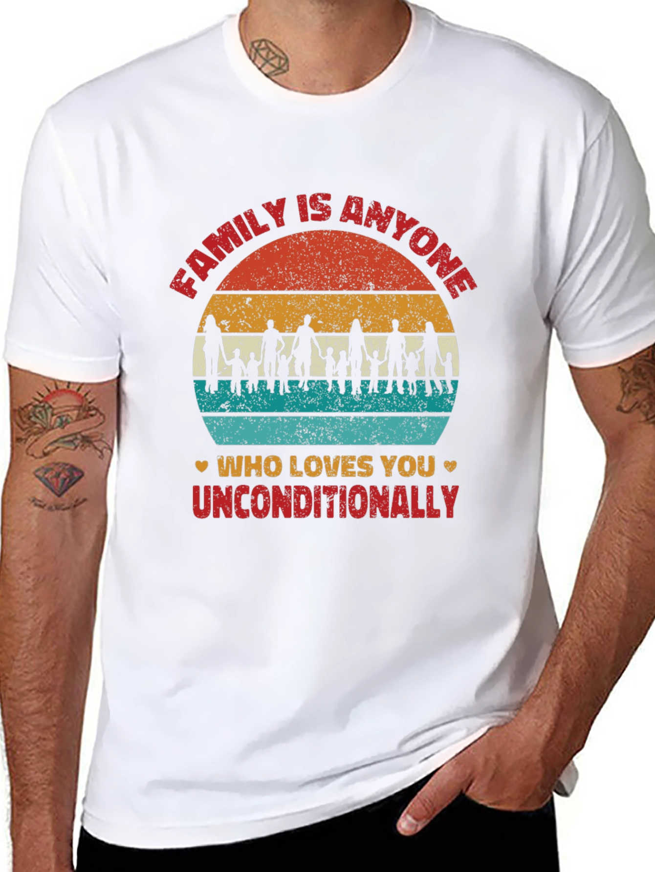Black Family Is Anyone Who Loves You T-Shirt view 8