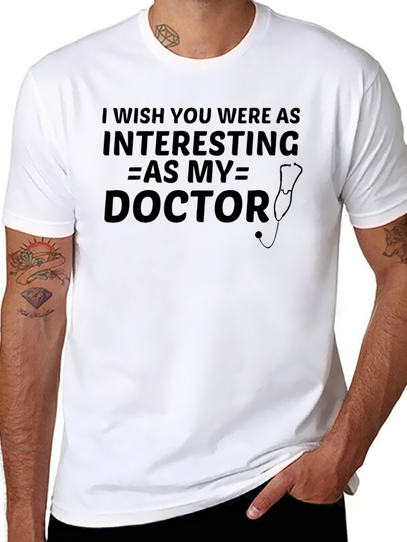 Black Funny Doctor Humor T-Shirt view 8