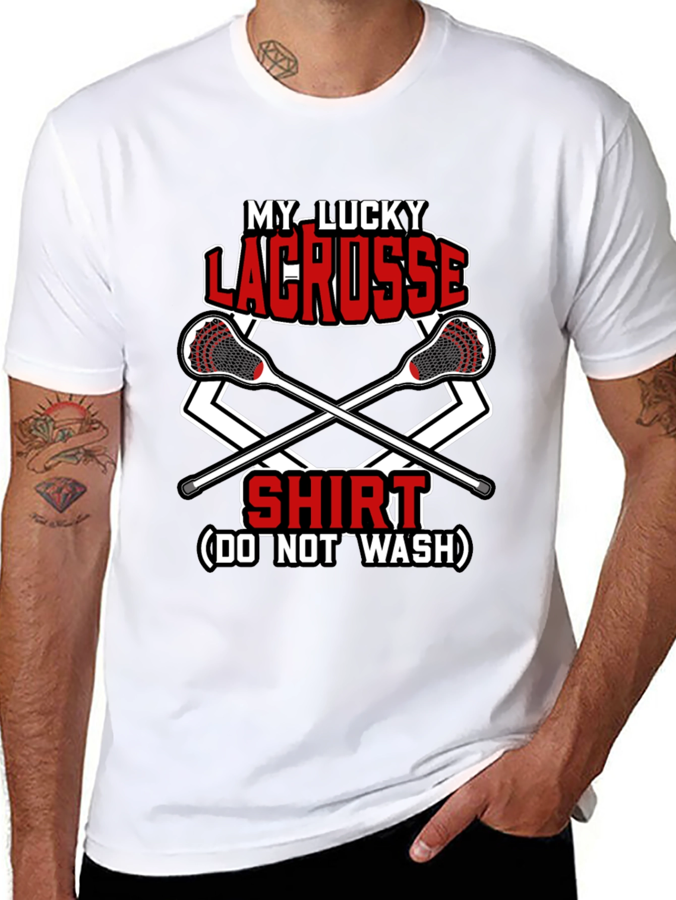 My Lucky Lacrosse Shirt - Do Not Wash! - 8