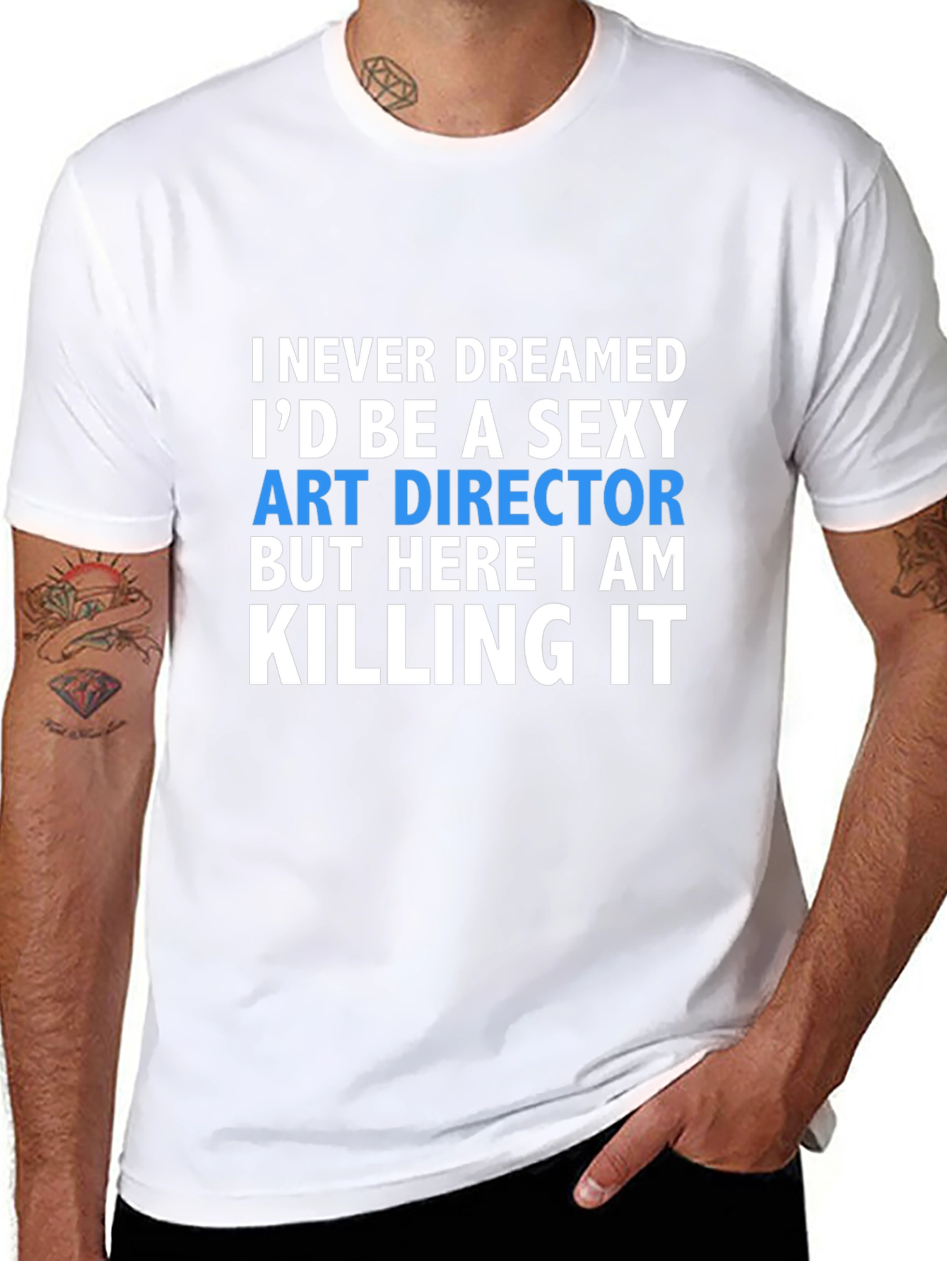Black Sexy Art Director T-Shirt - Killing It! view 8