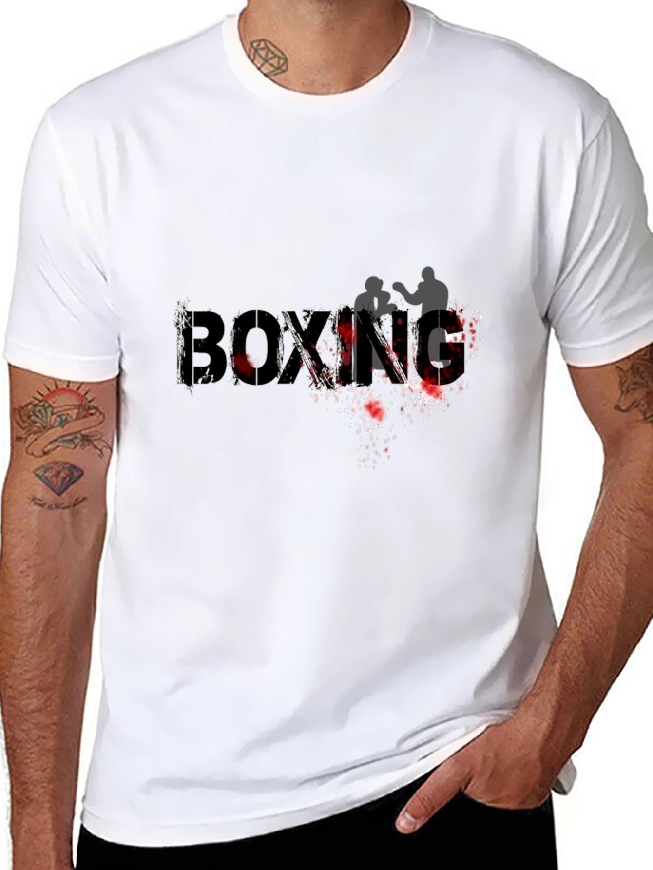 Black Boxing Graphic Tee view 8