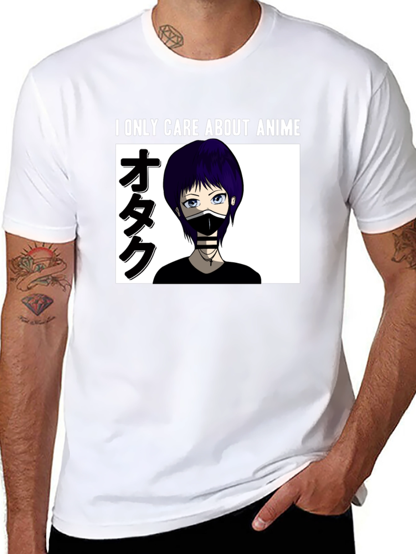 Black Anime Lover T-Shirt view 8