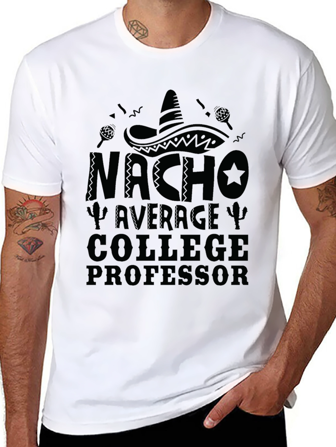 Nacho Average College Professor T-Shirt - 8