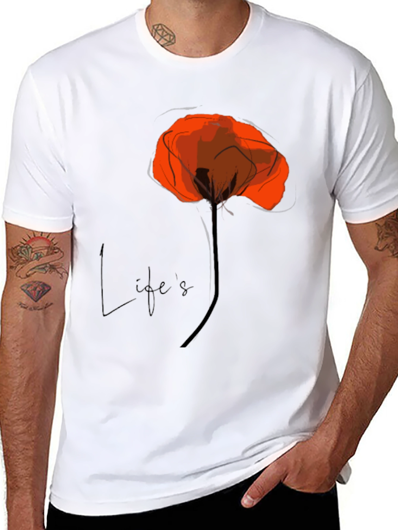 Poppy Life T-Shirt - Soft Cotton Comfort - 8