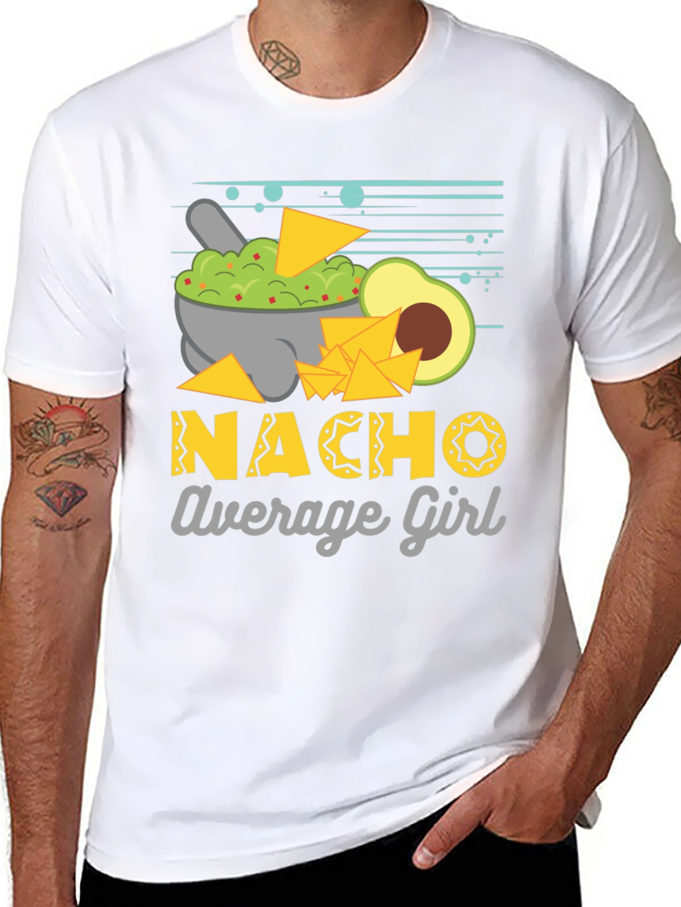Nacho Average Girl Graphic T-Shirt - 8