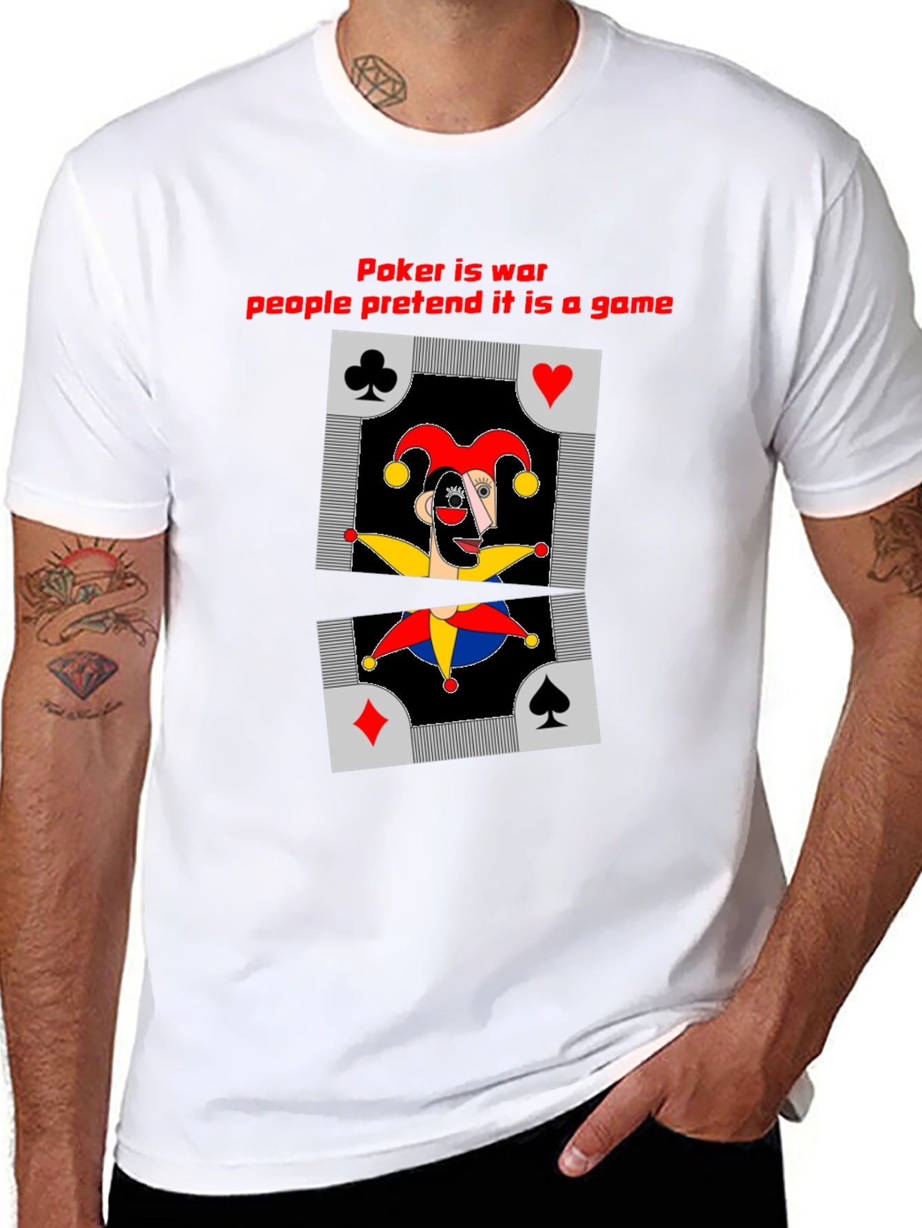 Poker is War Men's T-Shirt - 8