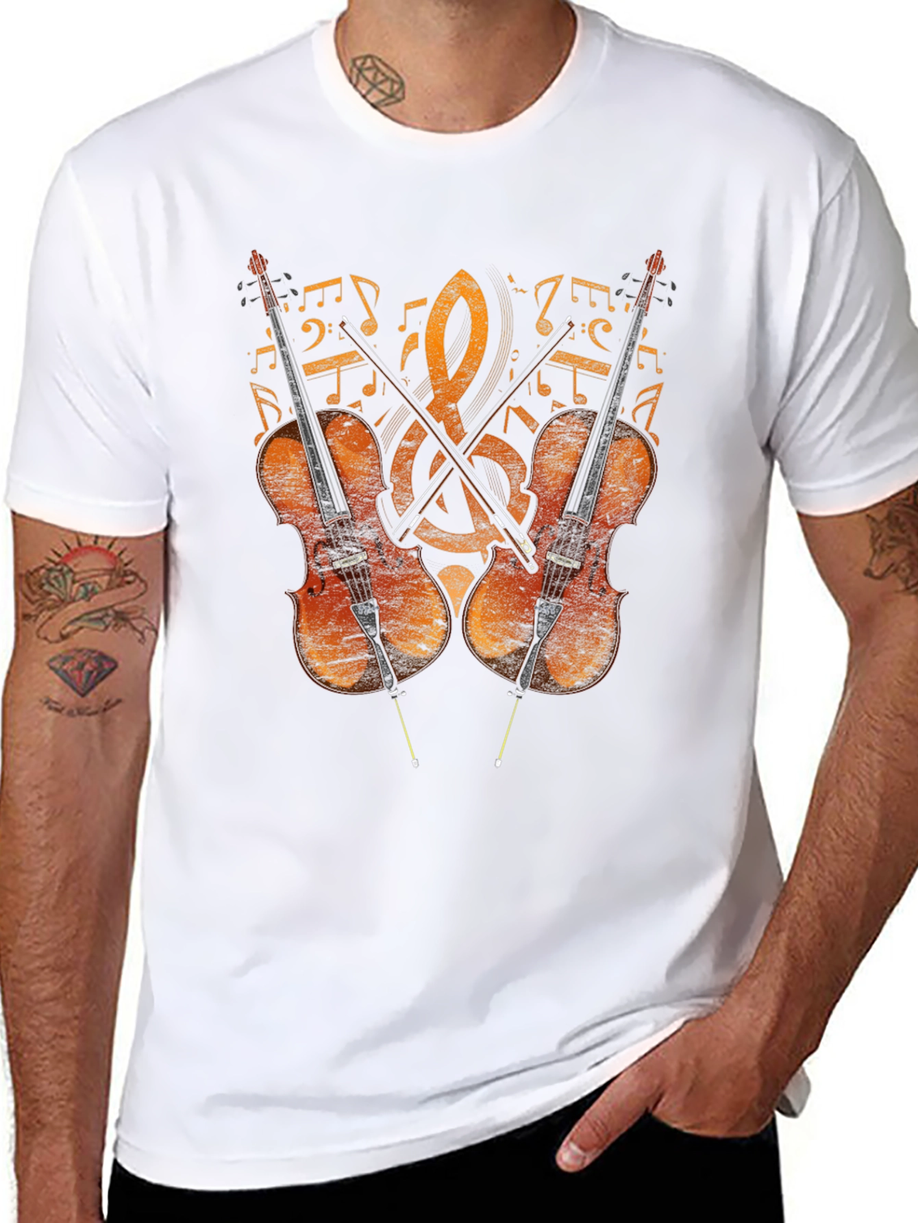 Black Violin Graphic Tee view 8