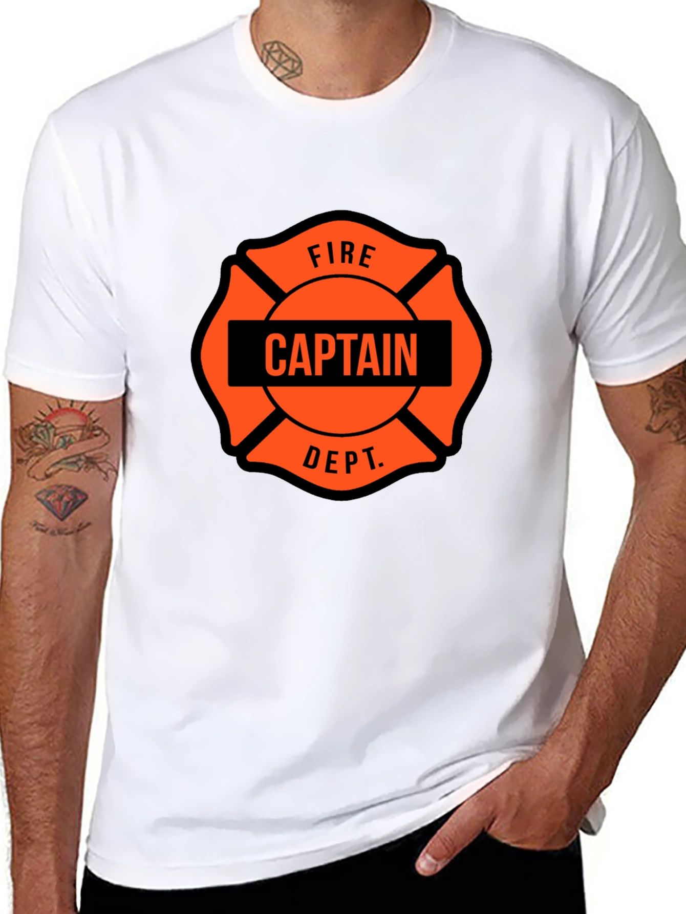 Black Fire Captain Dept. T-Shirt view 8