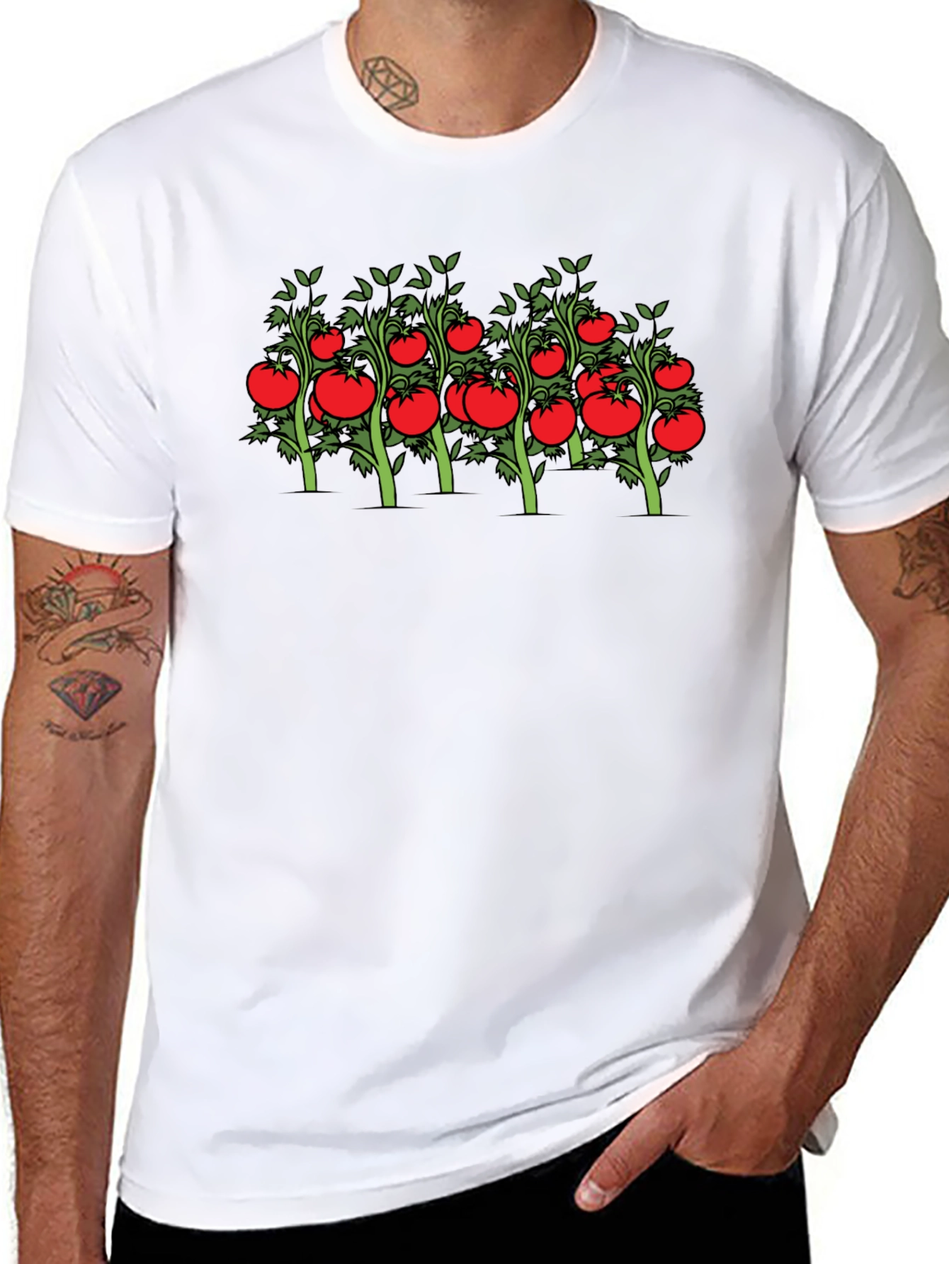 Black Tomato Garden Graphic Tee view 8