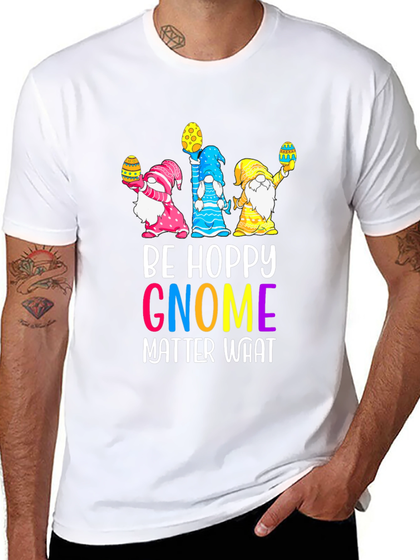 Black Be Hoppy Gnome T-Shirt view 8