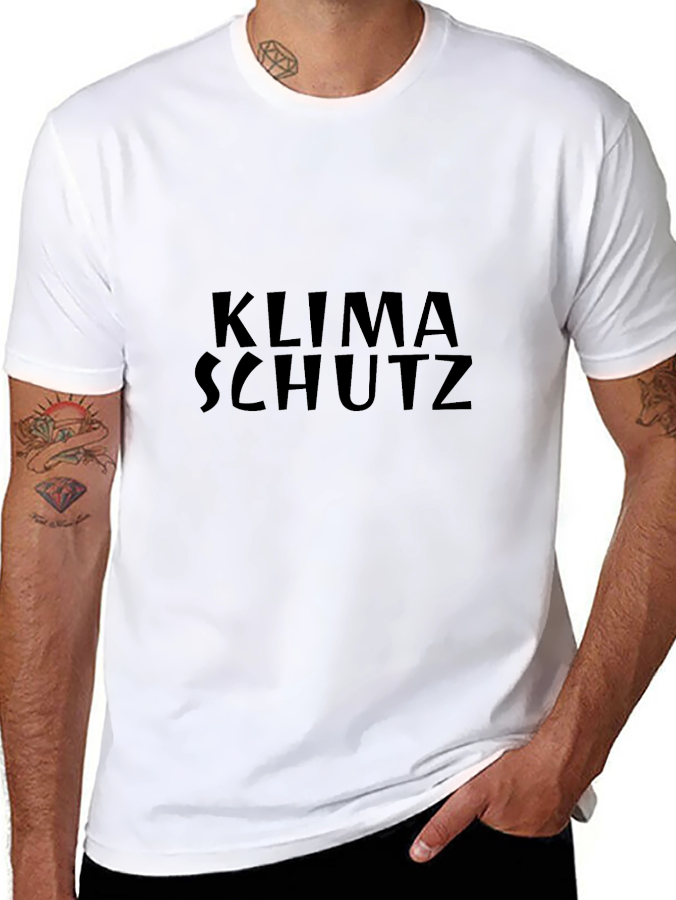 Black Klima Schutz Black Graphic T-Shirt view 8