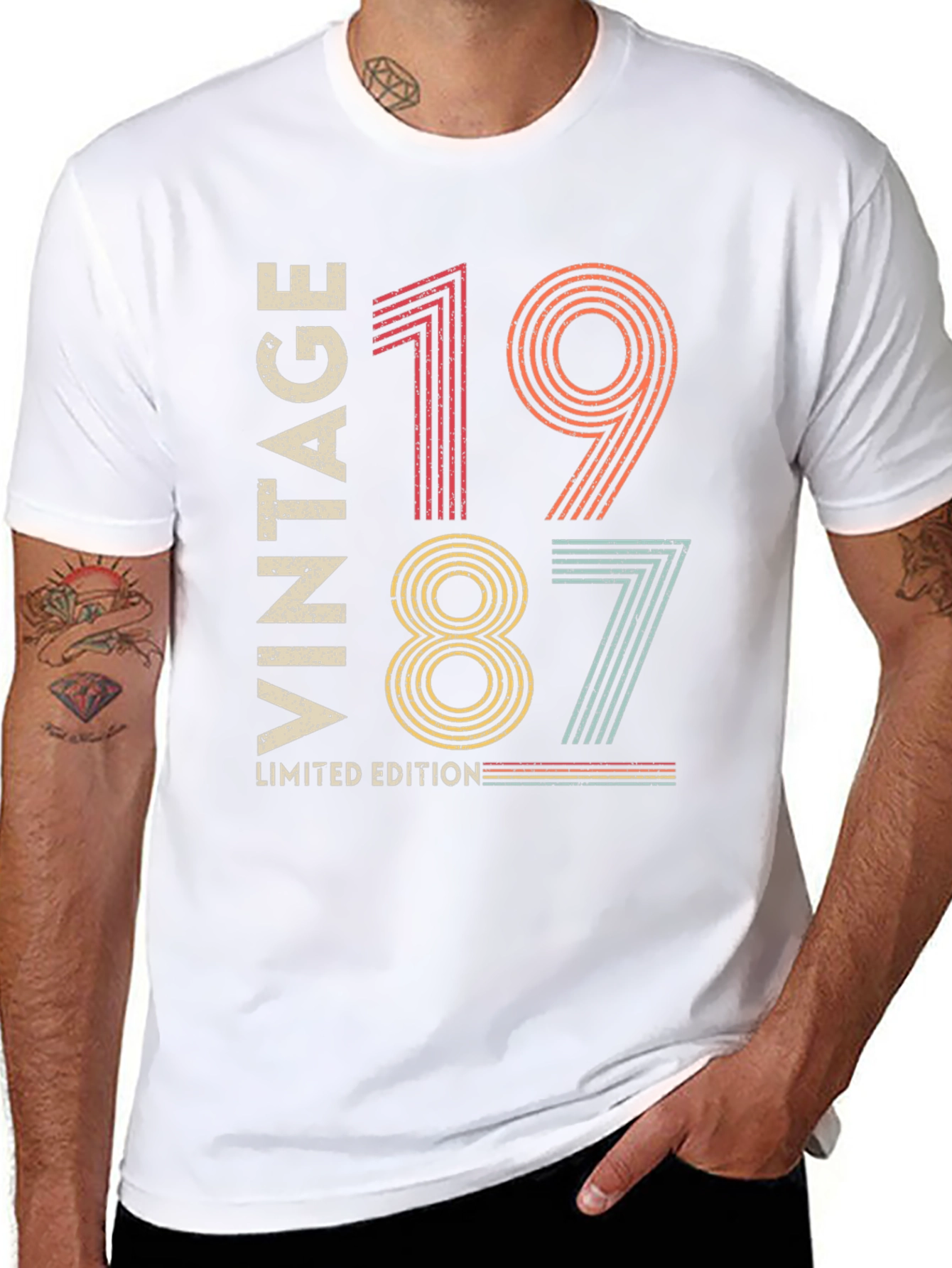 Black Vintage 1987 Limited Edition Graphic Tee view 8