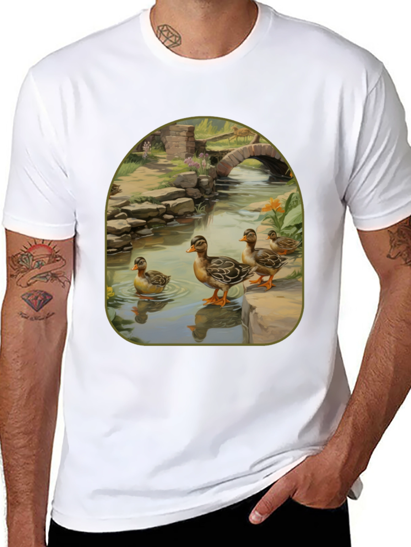 Black Duck Pond Graphic Tee view 8
