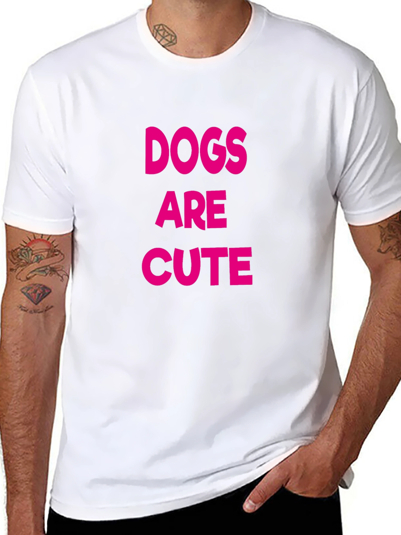 Black Dogs Are Cute Black T-Shirt view 8