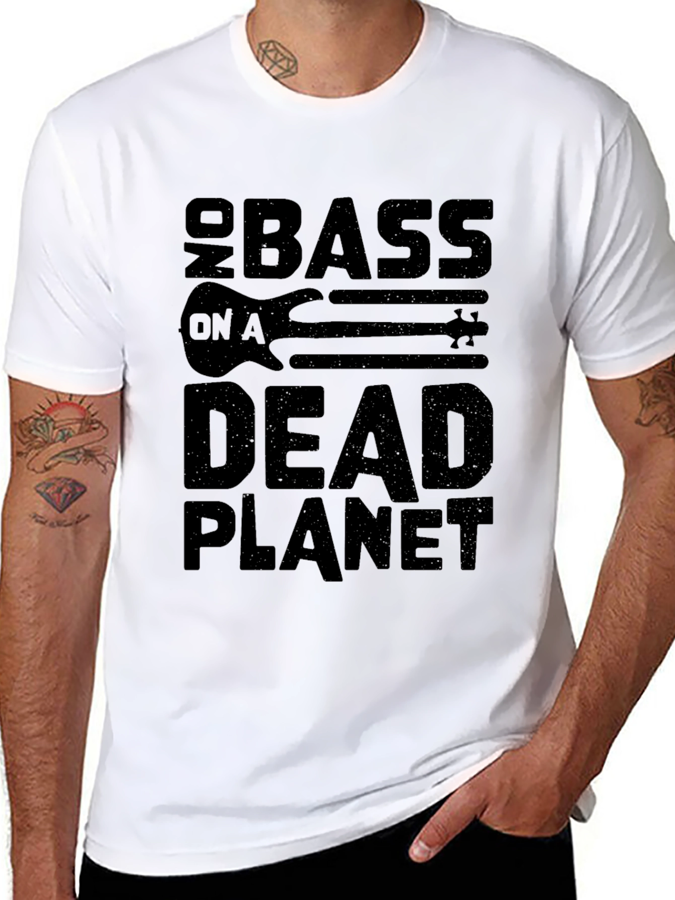 Black Bass on a Dead Planet Graphic T-Shirt view 8