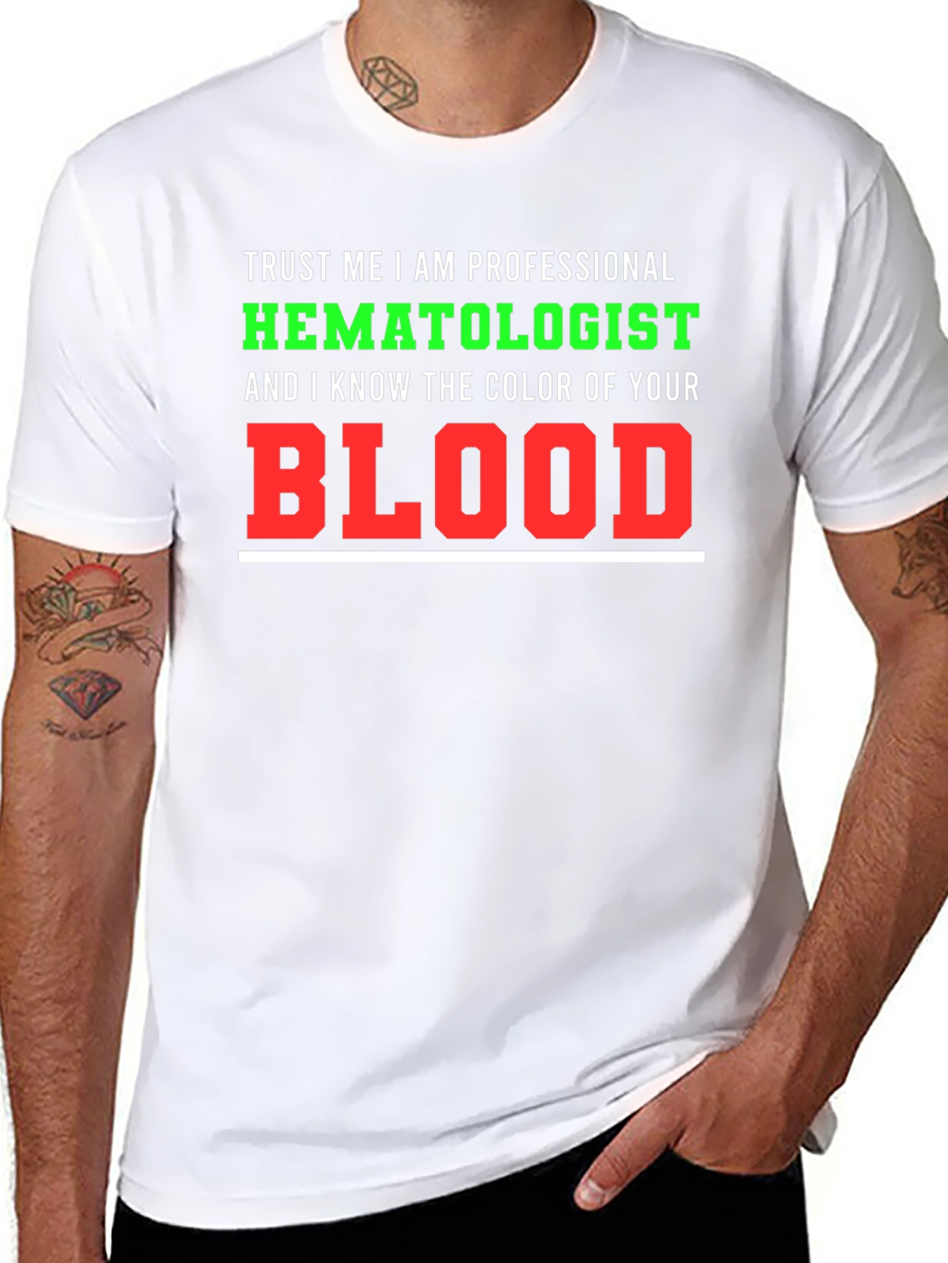 Black Hematologist T-Shirt: Trust Me view 8