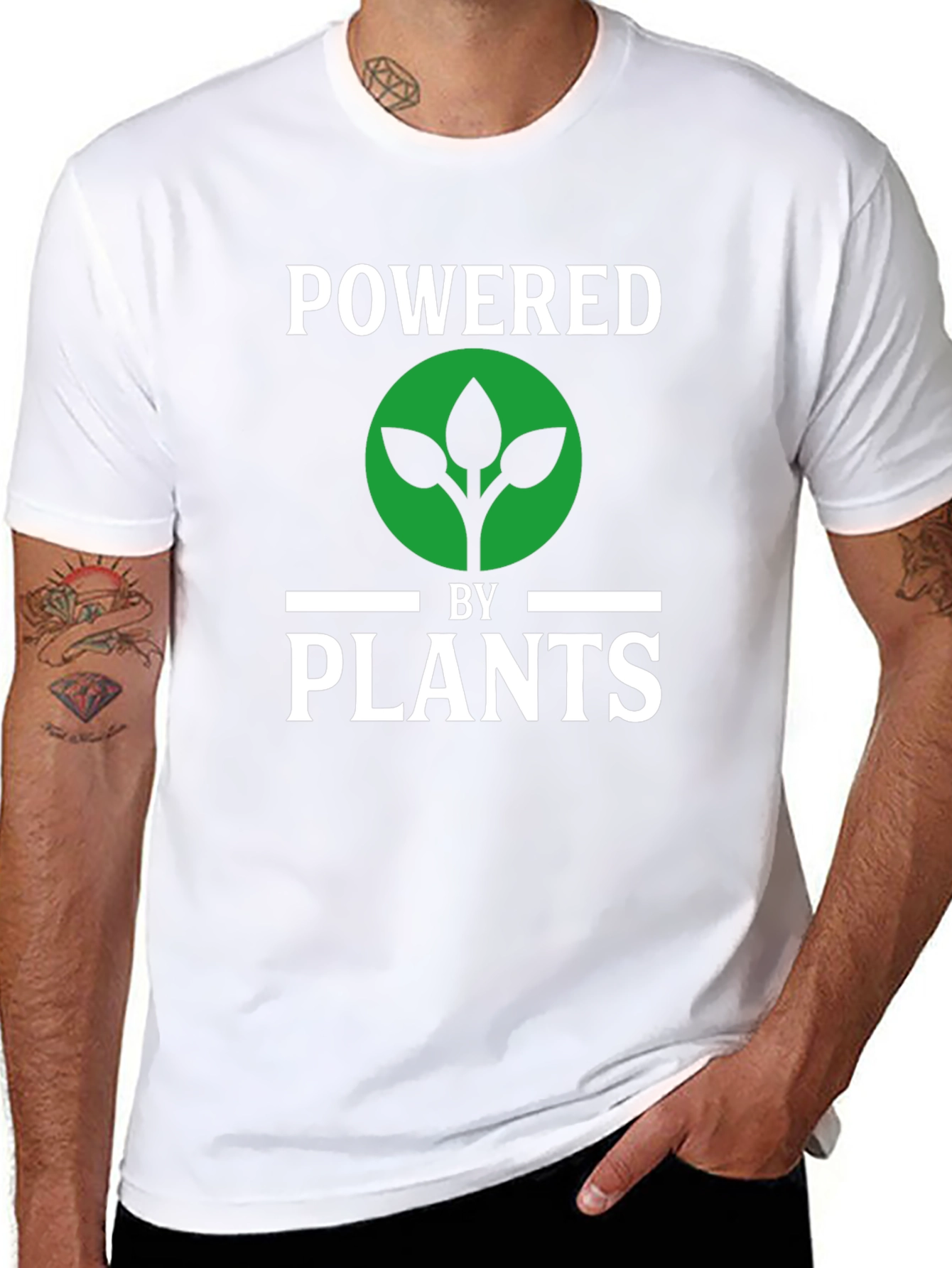 Powered By Plants Graphic T-Shirt - 8