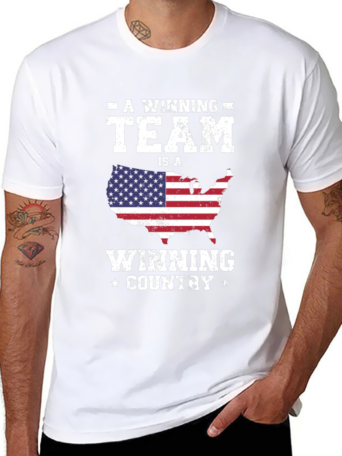 Winning Team Country USA Pride T-Shirt - 8