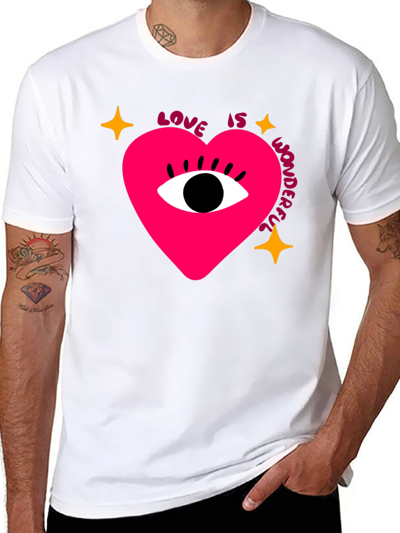 Black Love Is Wonderful T-Shirt view 8