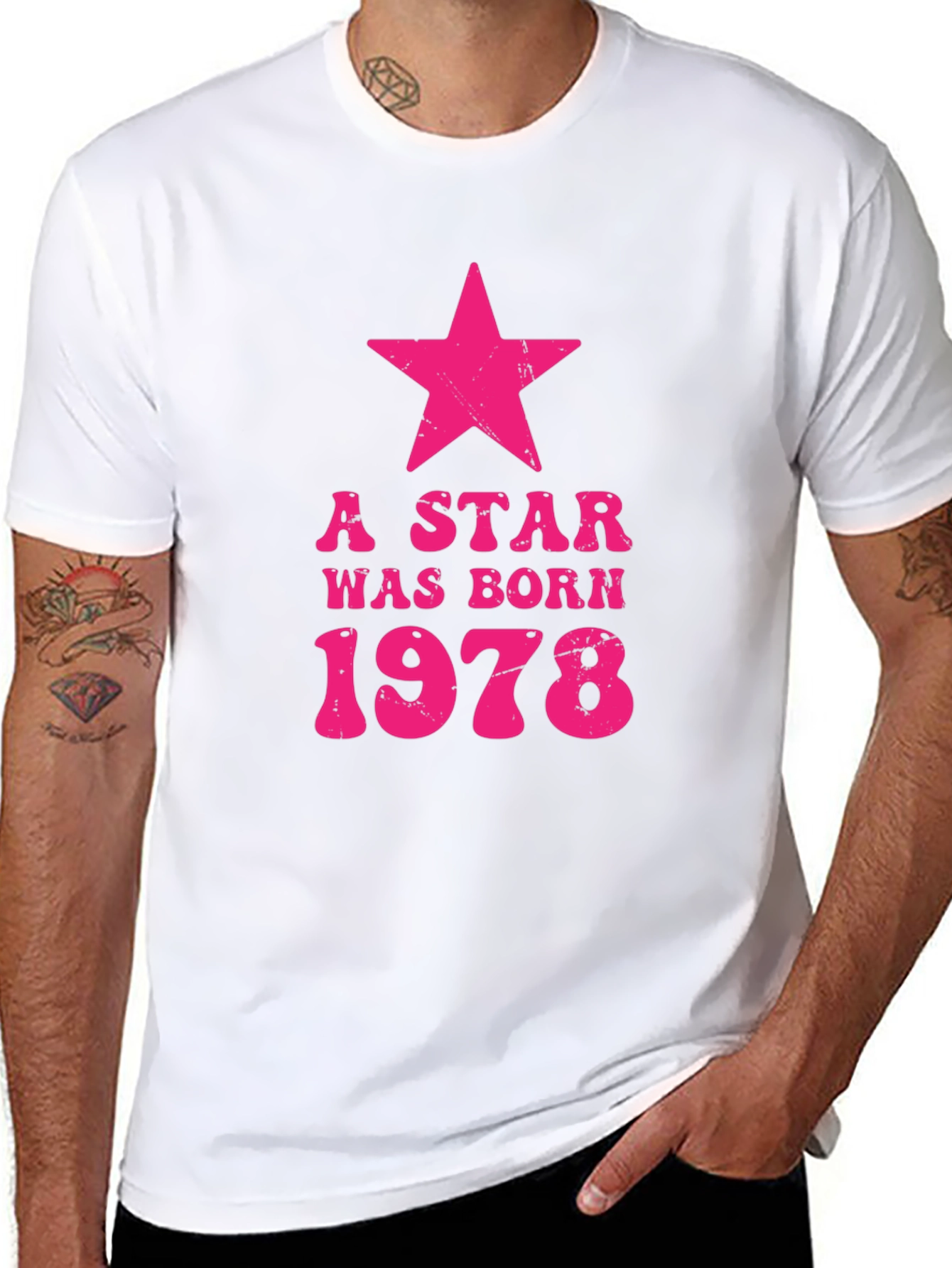 Black A Star Was Born 1978 Black T-Shirt view 8