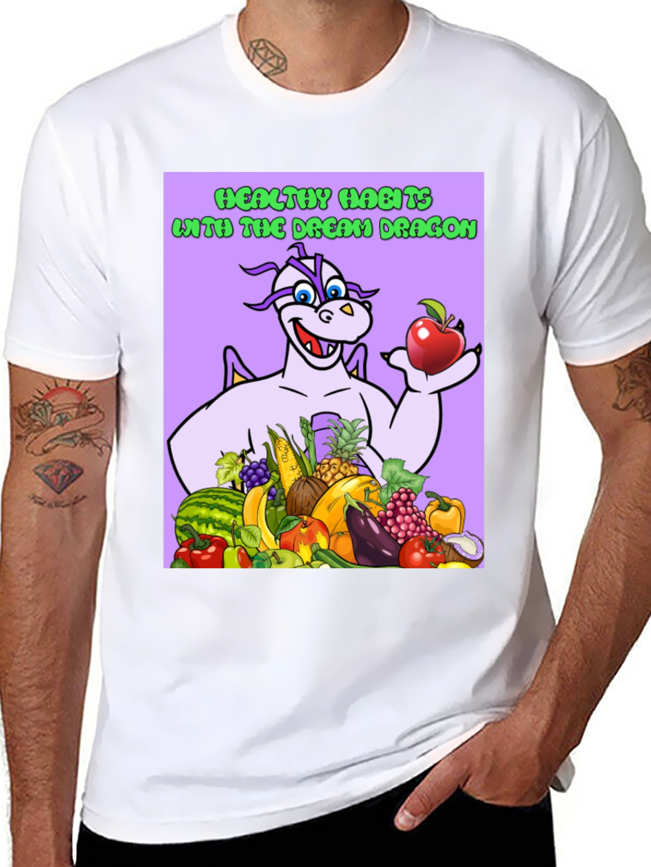 Healthy Habits Dragon T-Shirt - 8