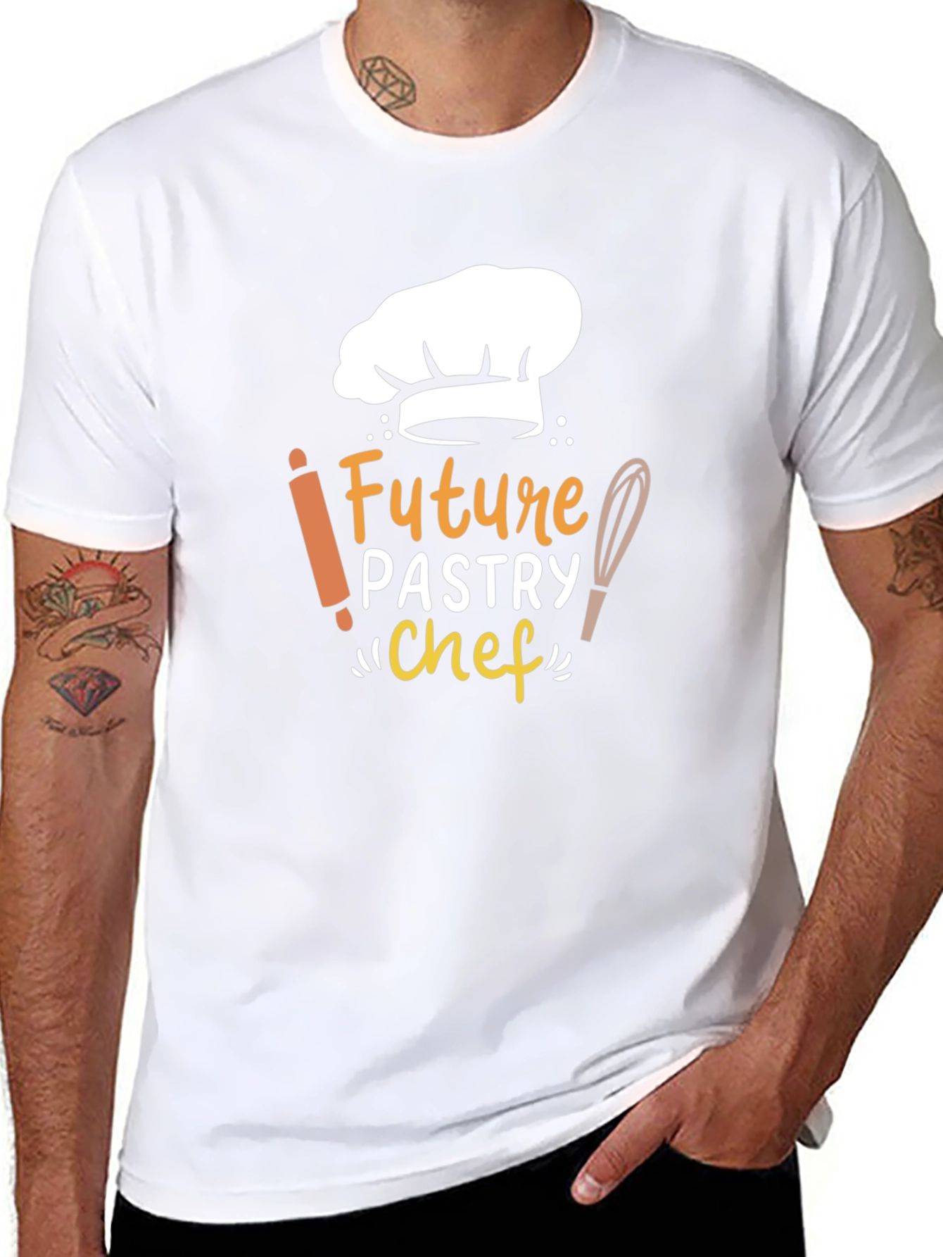 Black Future Pastry Chef T-Shirt, Baking Tee view 8
